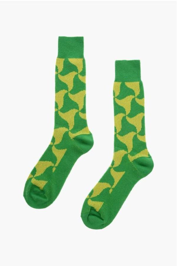 Bottega Veneta o1n1vont0125 Size: S / Socks in Green/Yellow Size ONE SIZE - 3 Thumbnail