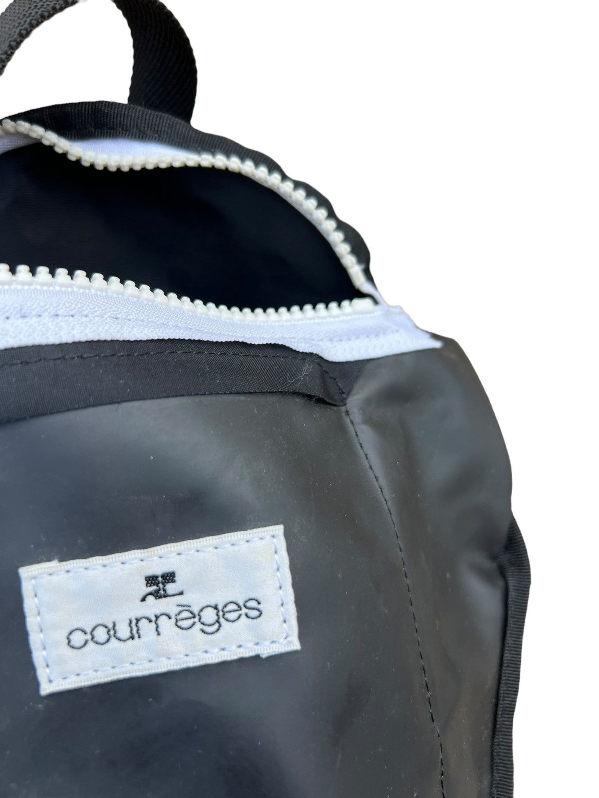 Courreges Vintage 90s Courreges Paris Two Tone Cargo Waist Bag Size 34 - 24 Thumbnail