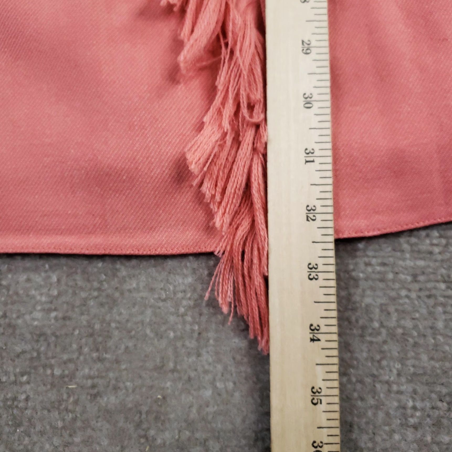 Vintage Beatrice B Skirt Womens A-Line Midi Pink Fringe Wool Julep Medium Size 32" / US 10 / IT 46 - 5 Thumbnail