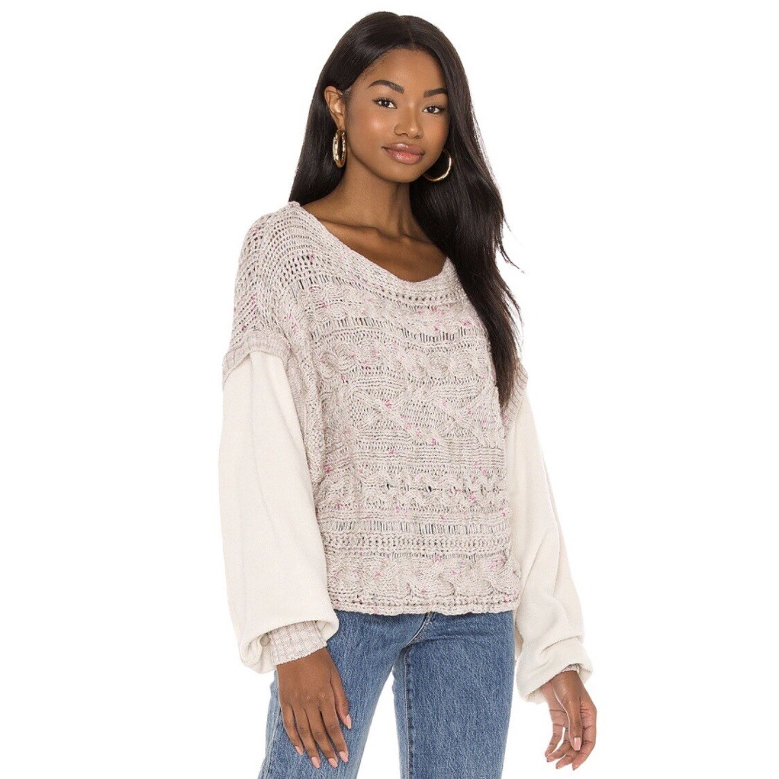 Free People FREE PEOPLE Womens Shell White Size S Sweater Size S A003013 Size S / US 4 / IT 40 - 6 Thumbnail