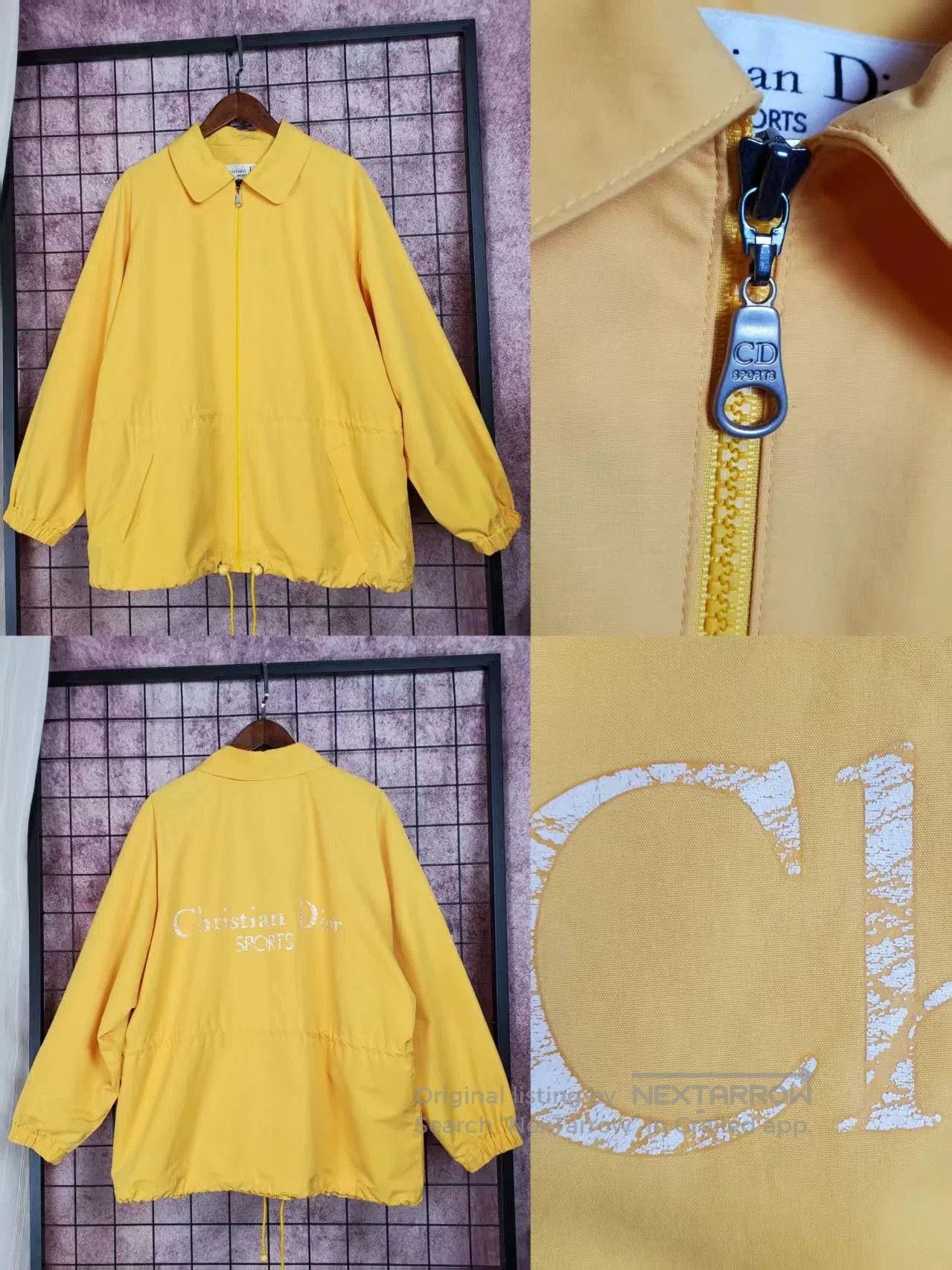 Dior dior logo hooded windbreaker jacket. Size US XL / EU 56 / 4 - 3 Thumbnail