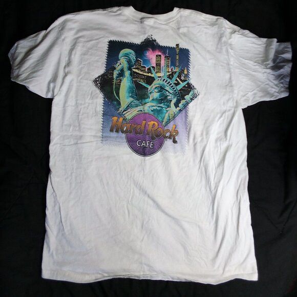 Hard Rock Cafe Vintage Hard Rock Cafe New York City Liberty Statue T-Shirt Size US XXL / EU 58 / 5 - 7 Thumbnail