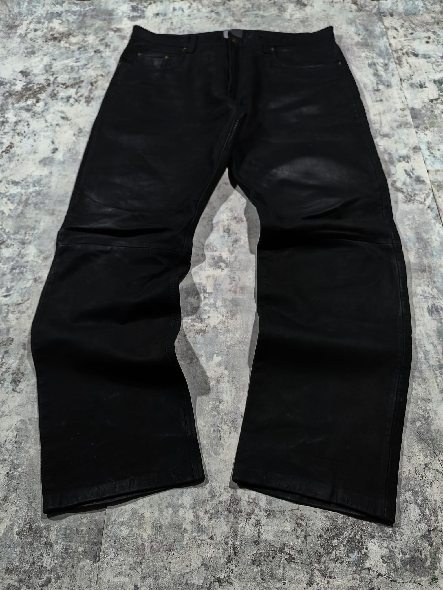 Hysteric Glamour avantgarde leather pants issey miyake rick owens rockstar Size US 38 / EU 54 - 2 Thumbnail