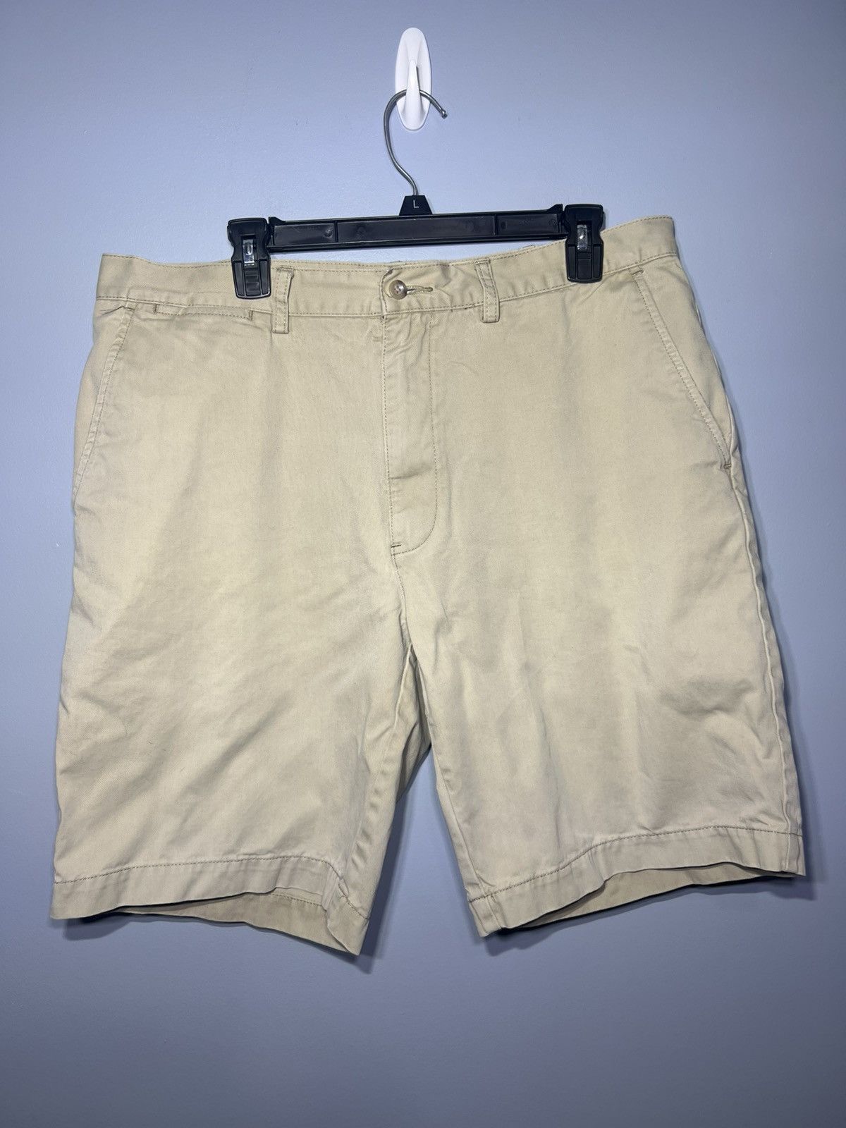 Polo Ralph Lauren Polo Ralph Lauren Men's Chino Shorts Sz 36 Beige Flat Front Size US 36 / EU 52 - 2 Thumbnail