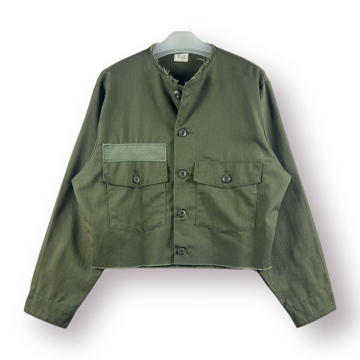 Other 🔥 (unisex) Custom Us Army Collarless Crop Type 2 jacket Size US S / EU 44-46 / 1 - 1 Thumbnail