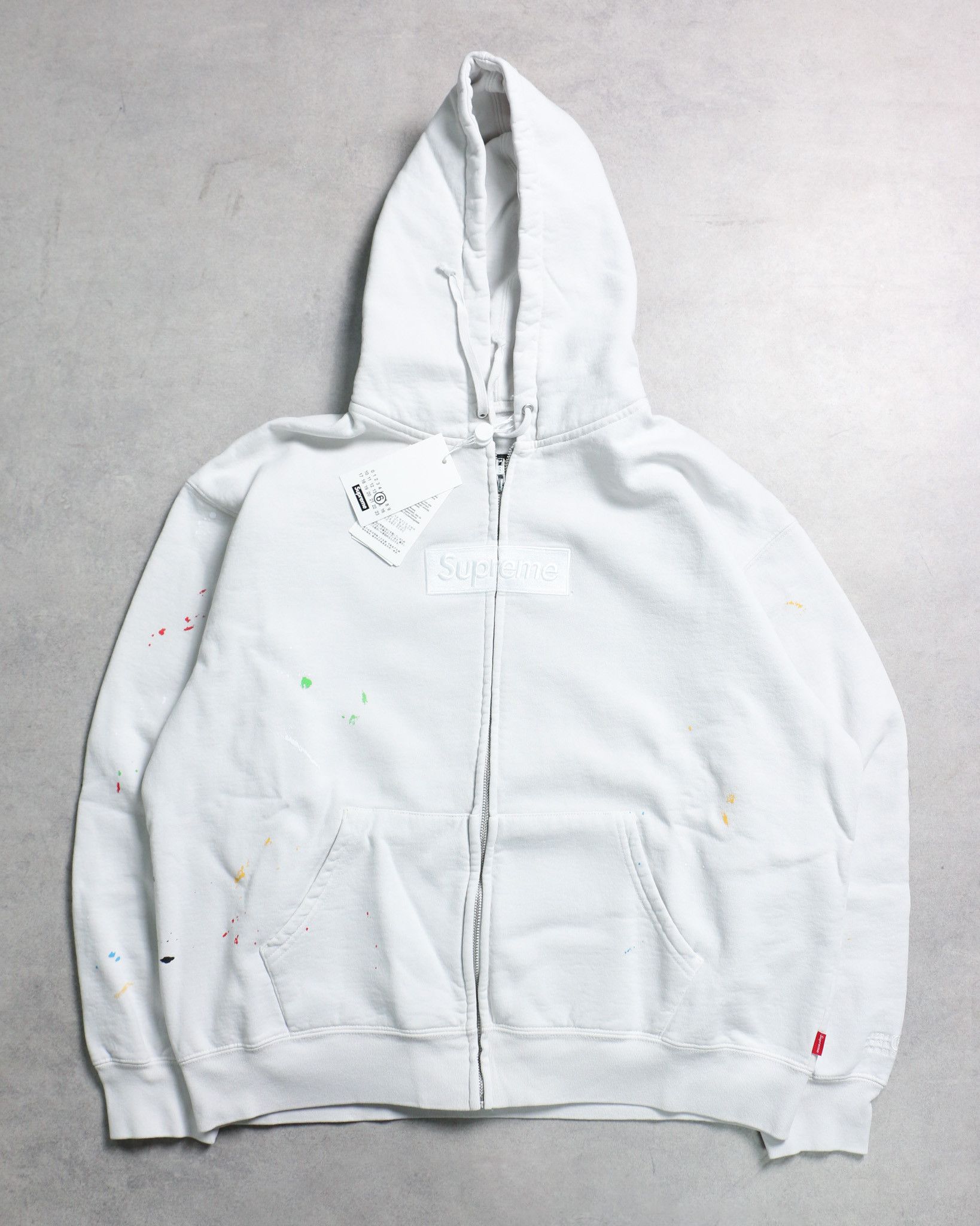 Maison Margiela × Supreme MM6 Supreme Box Logo Zip | Grailed