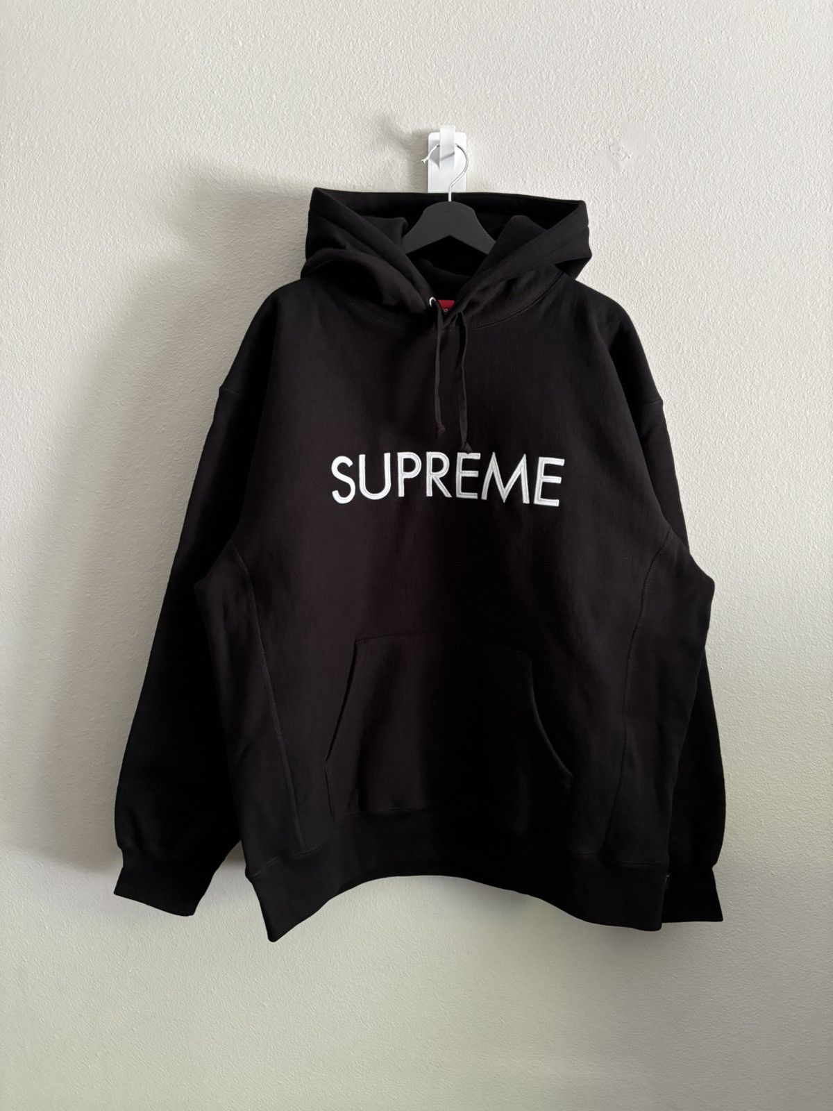 Streetwear × Supreme × Vintage Supreme Capital Hooded Sweatshirt 