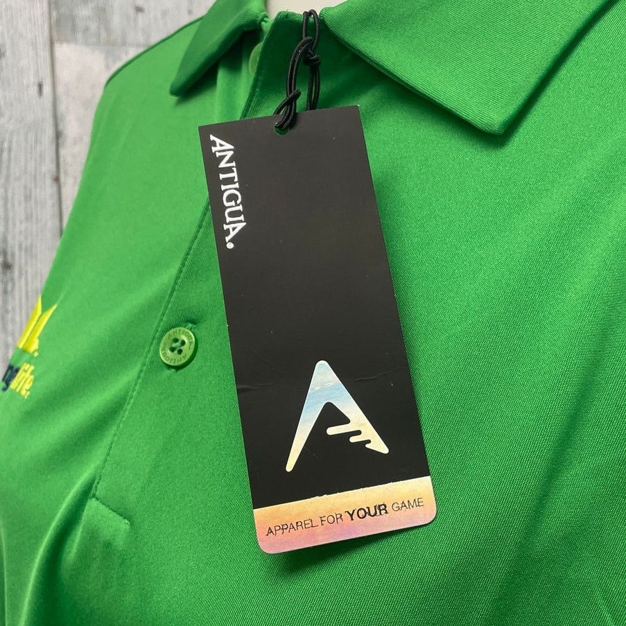 Antigua New Antigua Mens Medium Athletic Short Sleeve Polo Shirt Size US M / EU 48-50 / 2 - 5 Thumbnail