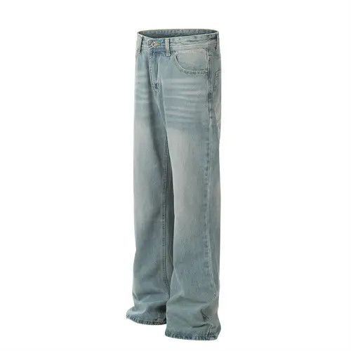 Japanese Brand × Jean Heavy washed punk men's distressed loose wide-leg jeans Size US 32 / EU 48 - 2 Thumbnail