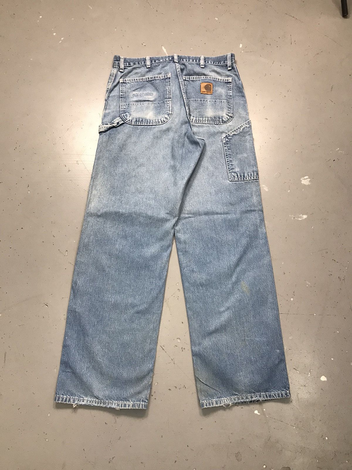 Carhartt 90s Vintage Carhartt carpenter denim workwear Size US 34 / EU 50 - 2 Thumbnail