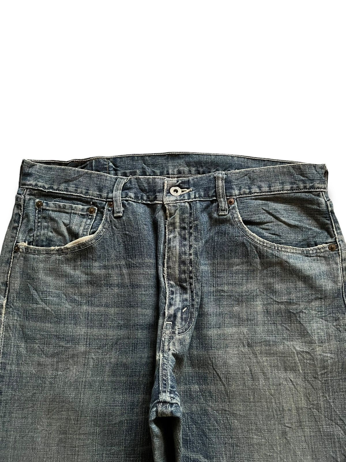 Levi's Vintage 90s Levis 503 Faded Wash Distressed Baggy Jeans Size US 34 / EU 50 - 4 Thumbnail