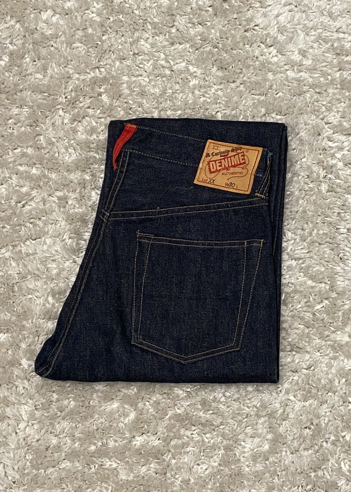 Denime DENIME Lot XX “The Curiosity Shop” Deadstock Selvedge Denim Size US 30 / EU 46 - 12 Thumbnail