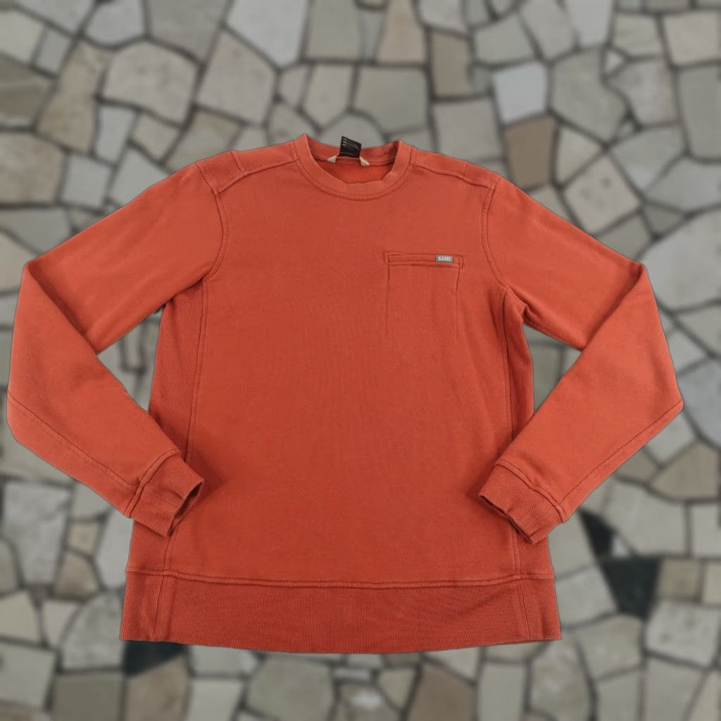 Vintage 5.11 Tactical Sweatshirt Mens Small Orange Engage Fleece Crewneck Sweater Size US S / EU 44-46 / 1 - 1 Thumbnail
