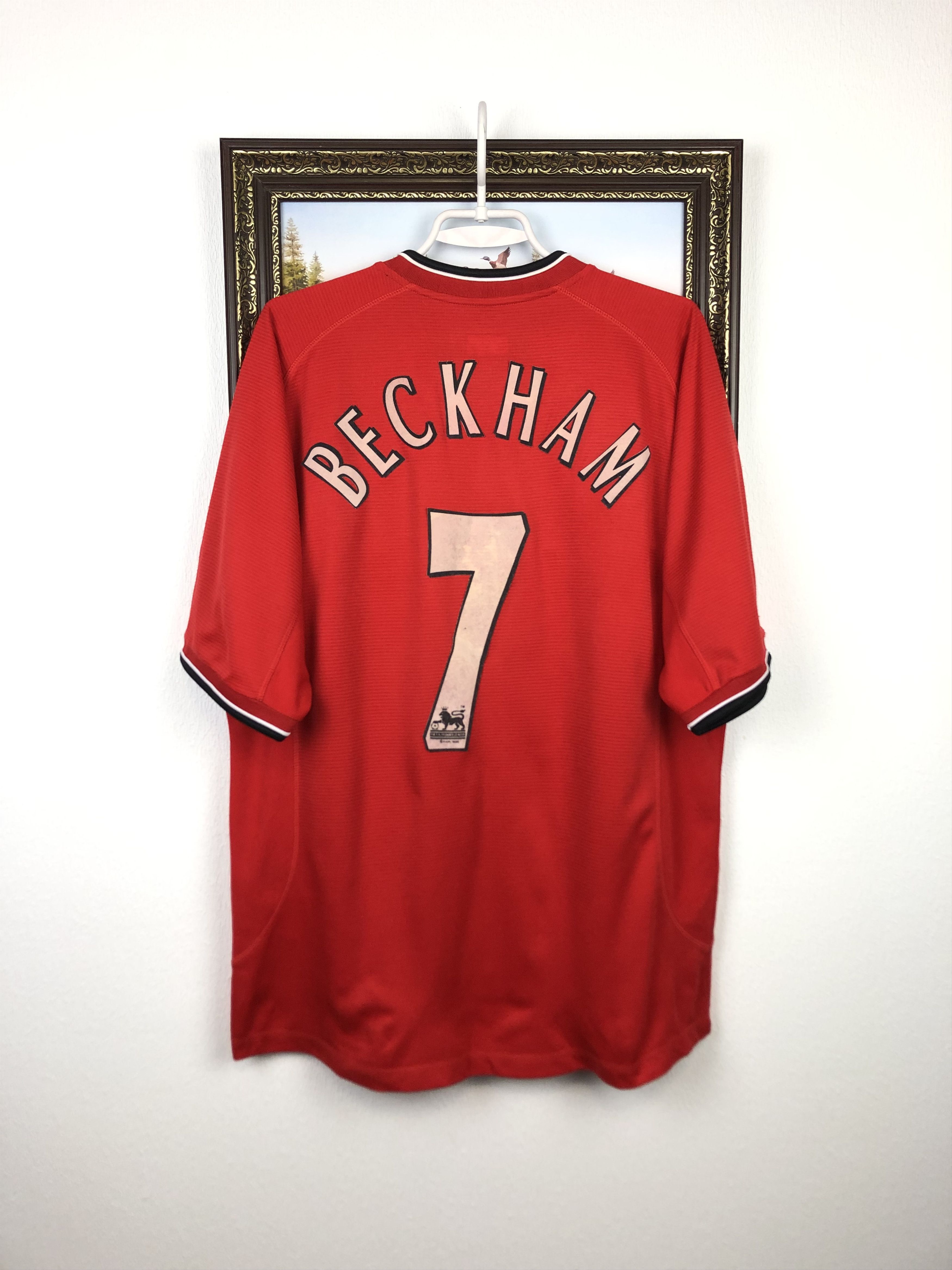 Manchester United football shirt 2000 Beckham Soccer Jersey