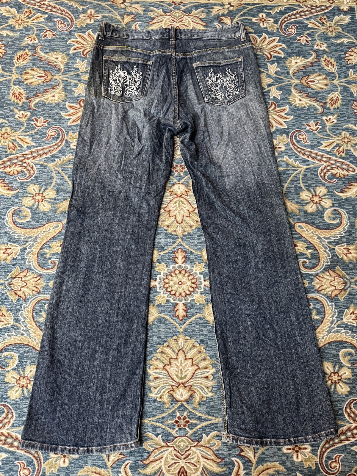 Designer × Japanese Brand 🔥 Flare X Theoria Jeans Size US 32 / EU 48 - 1 Thumbnail