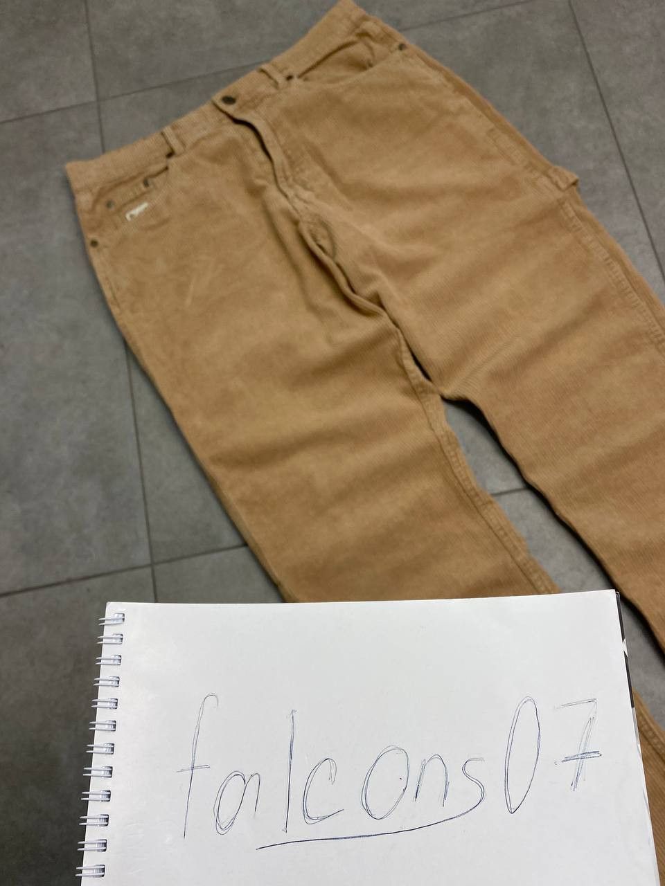 Karl Kani Karl Kani Corduroy Carpenter Back Big Logo Pants Size US 32 / EU 48 - 2 Thumbnail