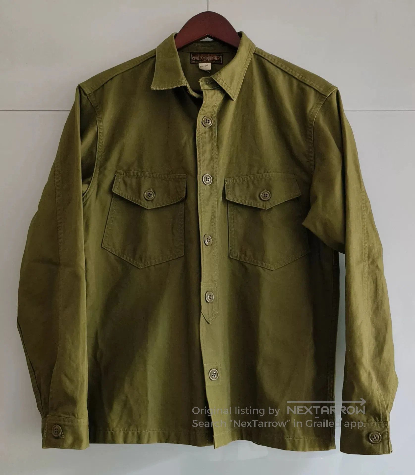 Freewheelers Freewheelers Flight Engineer Military Shirt. Size US XL / EU 56 / 4 - 2 Thumbnail