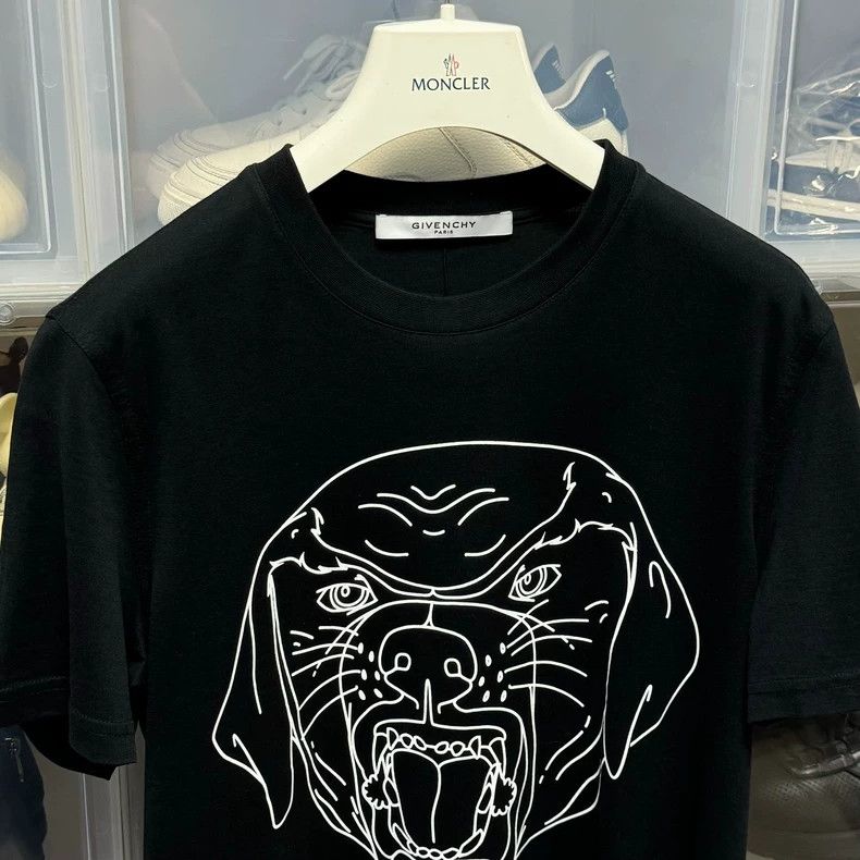 Givenchy Givenchy Rottweiler Dog Head Print Short Sleeve T-Shirt Bl Size US S / EU 44-46 / 1 - 2 Thumbnail