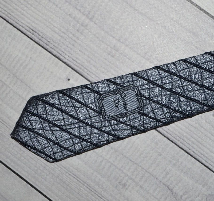 Christian Dior Monsieur × Dior × Vintage Vintage Christian Dior Blue Tie Silk Size ONE SIZE - 5 Thumbnail