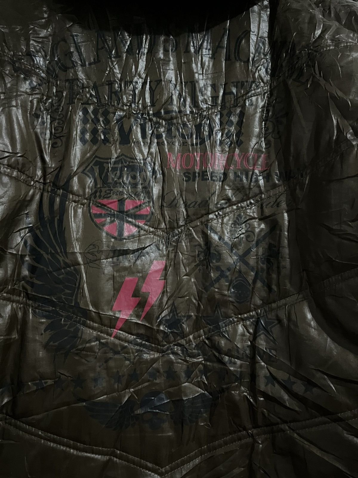 Japanese Brand 2000s Japanese Glonedev Puffer Biker Jacket Size US L / EU 52-54 / 3 - 8 Thumbnail