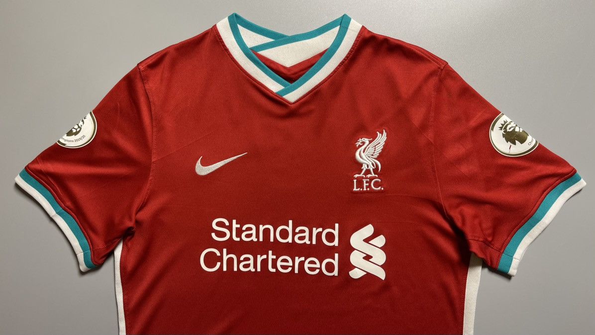Nike × Vintage LIVERPOOL NIKE 2020/2021 FOOTBALL HOME JERSEY #4 VIRGIL Size US S / EU 44-46 / 1 - 3 Thumbnail