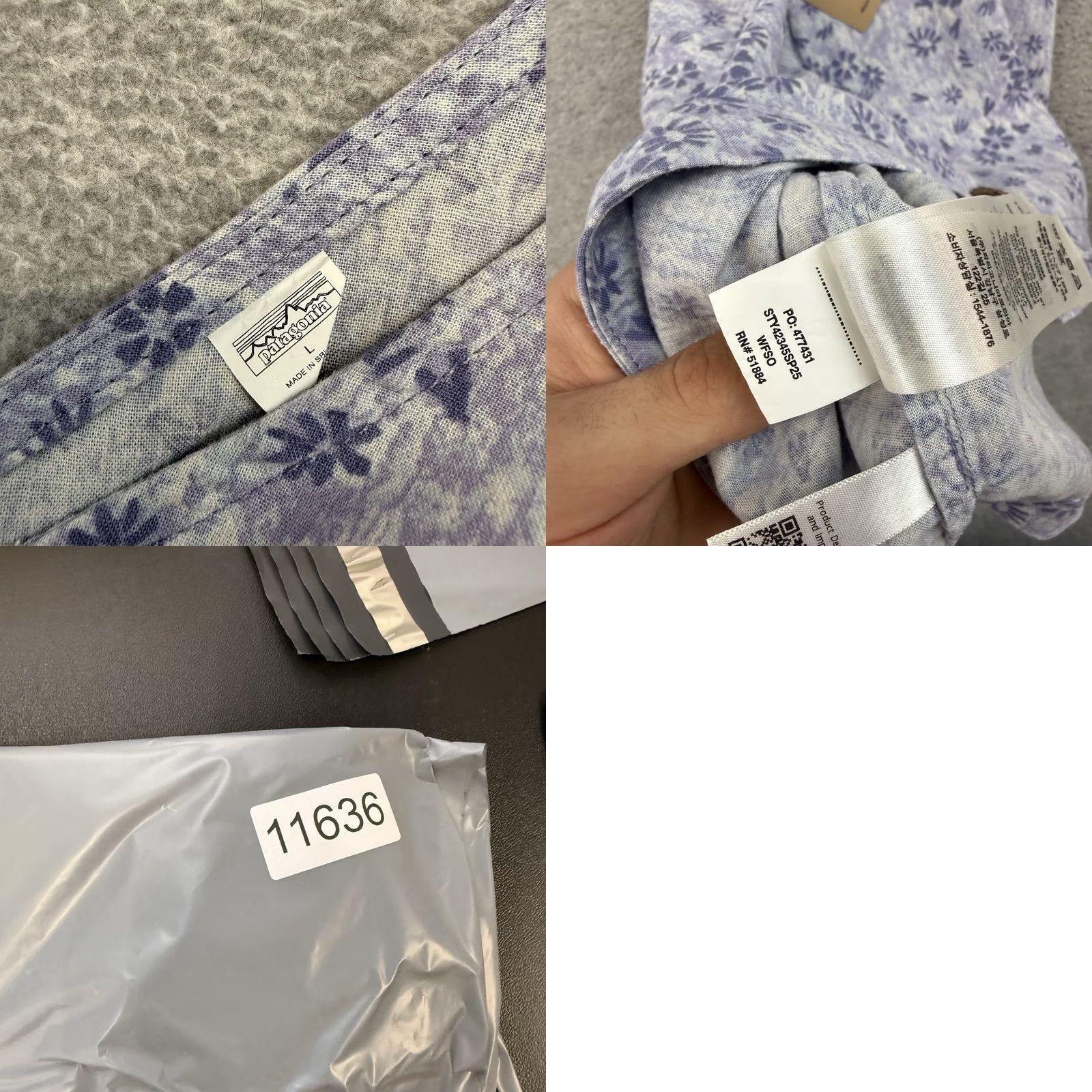 Patagonia Patagonia Women's Garden Island Top Purple L NEW Sleeveless V-Neck Tank Casual Floral Solstice Elements: Breathable Lightweight Easy Care Size L / US 10 / IT 46 - 8 Thumbnail