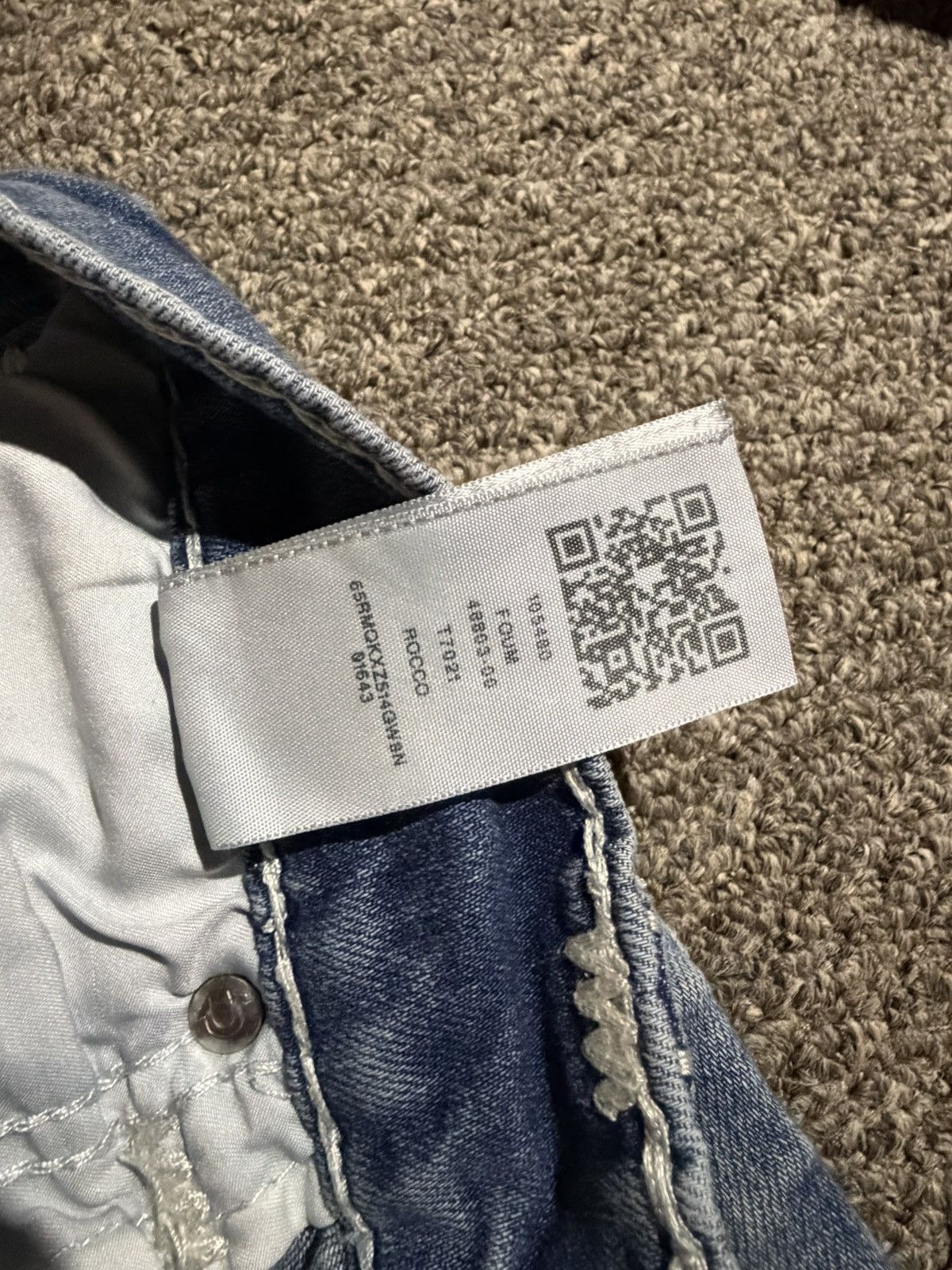 True Religion True religion rocco relaxed skinny jean sz 33 Size US 33 - 6 Thumbnail