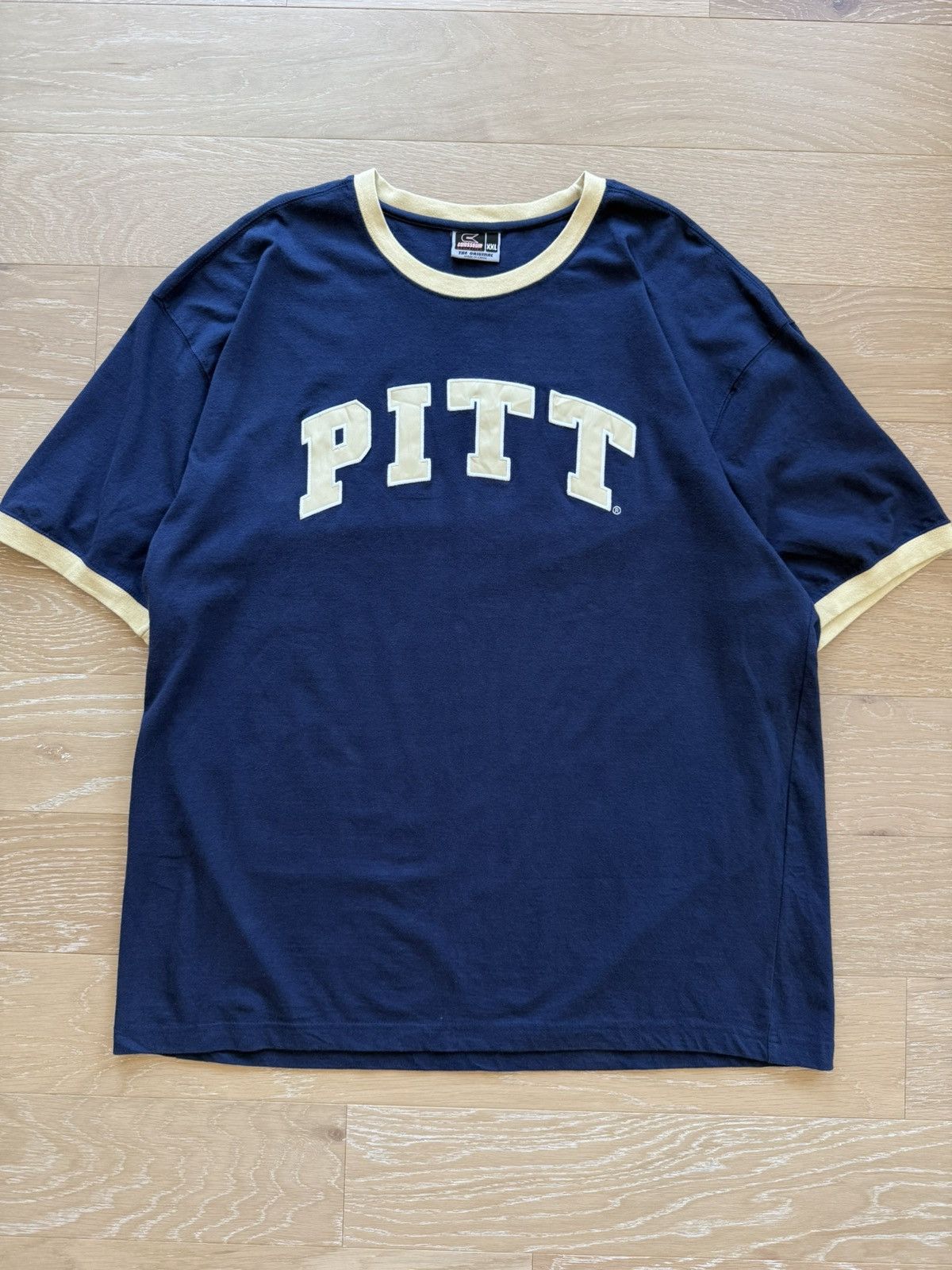 Colosseum Athletics University of Pittsburgh Pitt Ringer Shirt Size US XXL / EU 58 / 5 - 1 Thumbnail