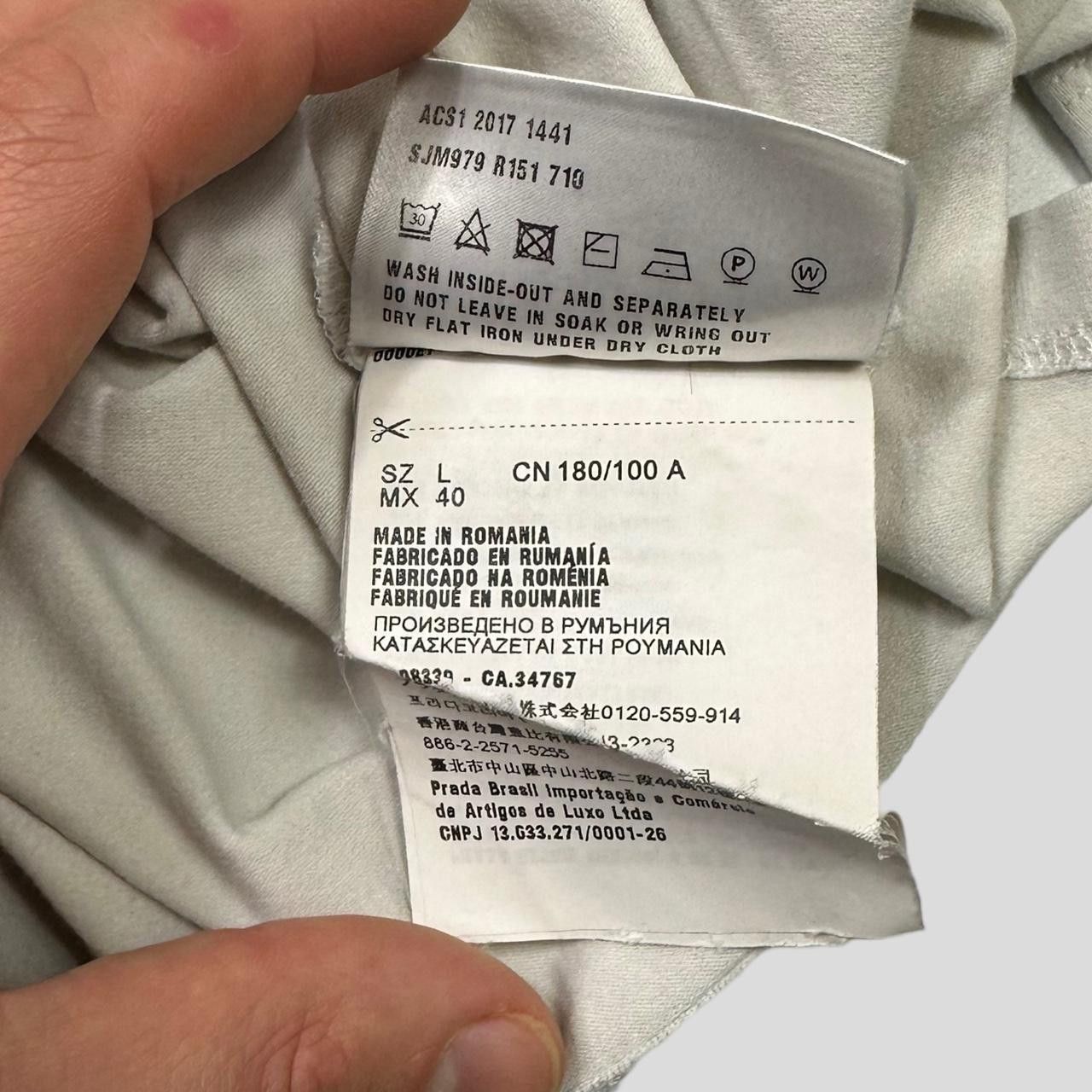 Prada Prada Milano 2017 Nylon Pocket T-shirt - M/L Size US L / EU 52-54 / 3 - 4 Thumbnail