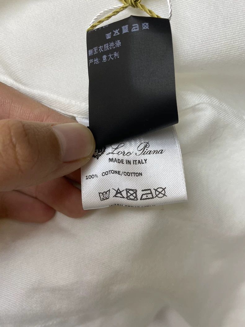 Loro Piana LORO PIANA size41 White shirt Size XS / US 0-2 / IT 36-38 - 6 Thumbnail