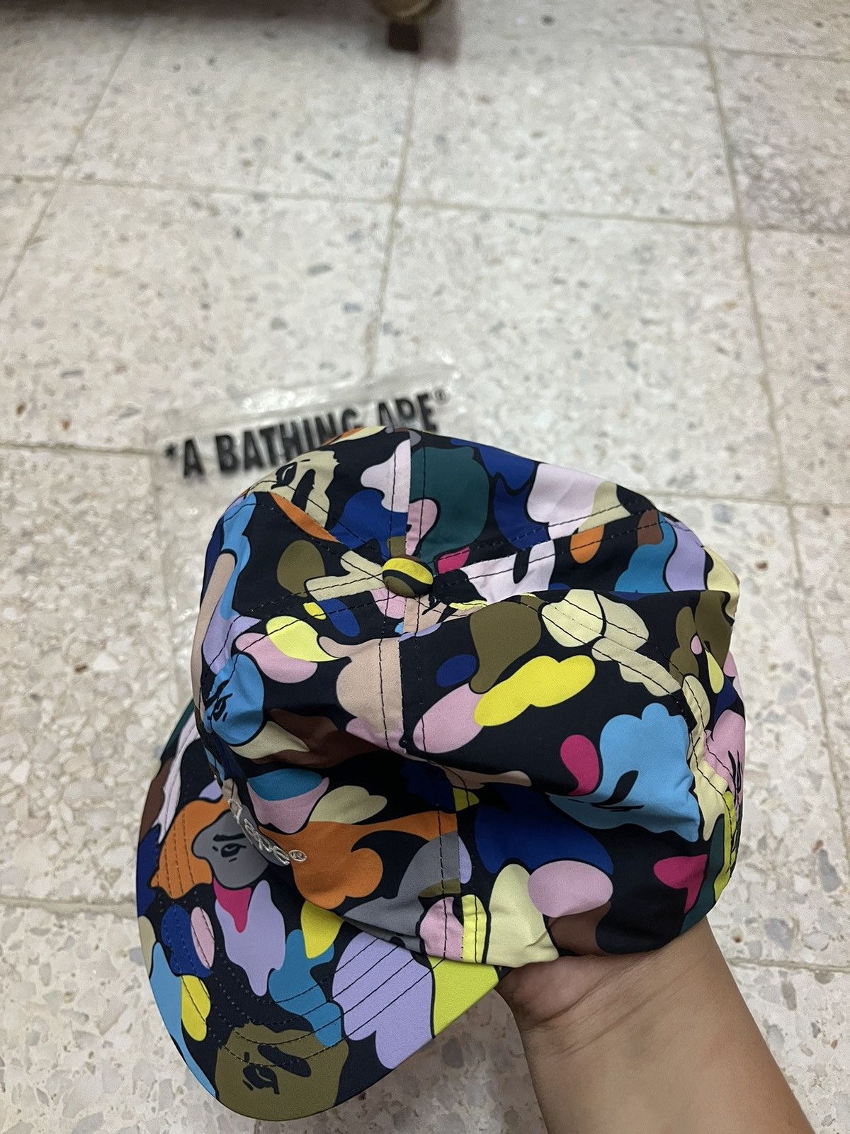 Bape A Bathing Ape Multicamo Cap Bape Size ONE SIZE - 2 Thumbnail