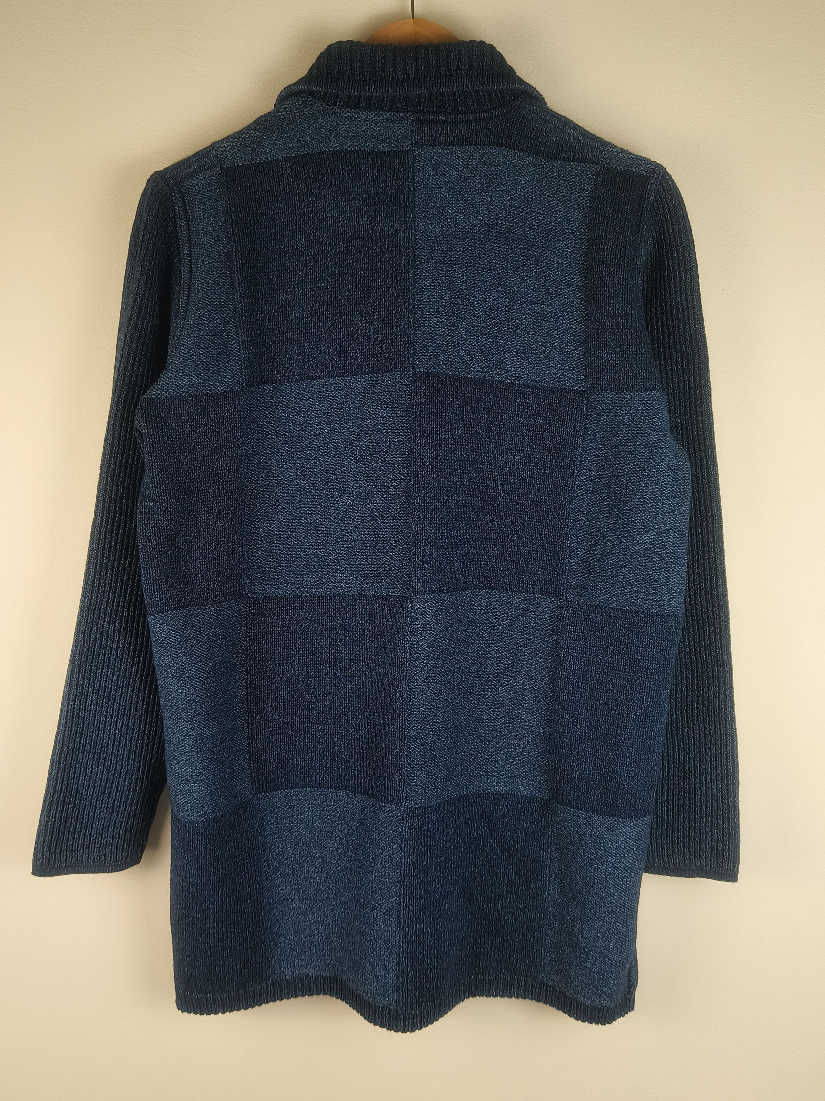 Vintage Blue Willi's Quarter-Zip Sweater Cotton Knit Pullover Size US L / EU 52-54 / 3 - 4 Thumbnail