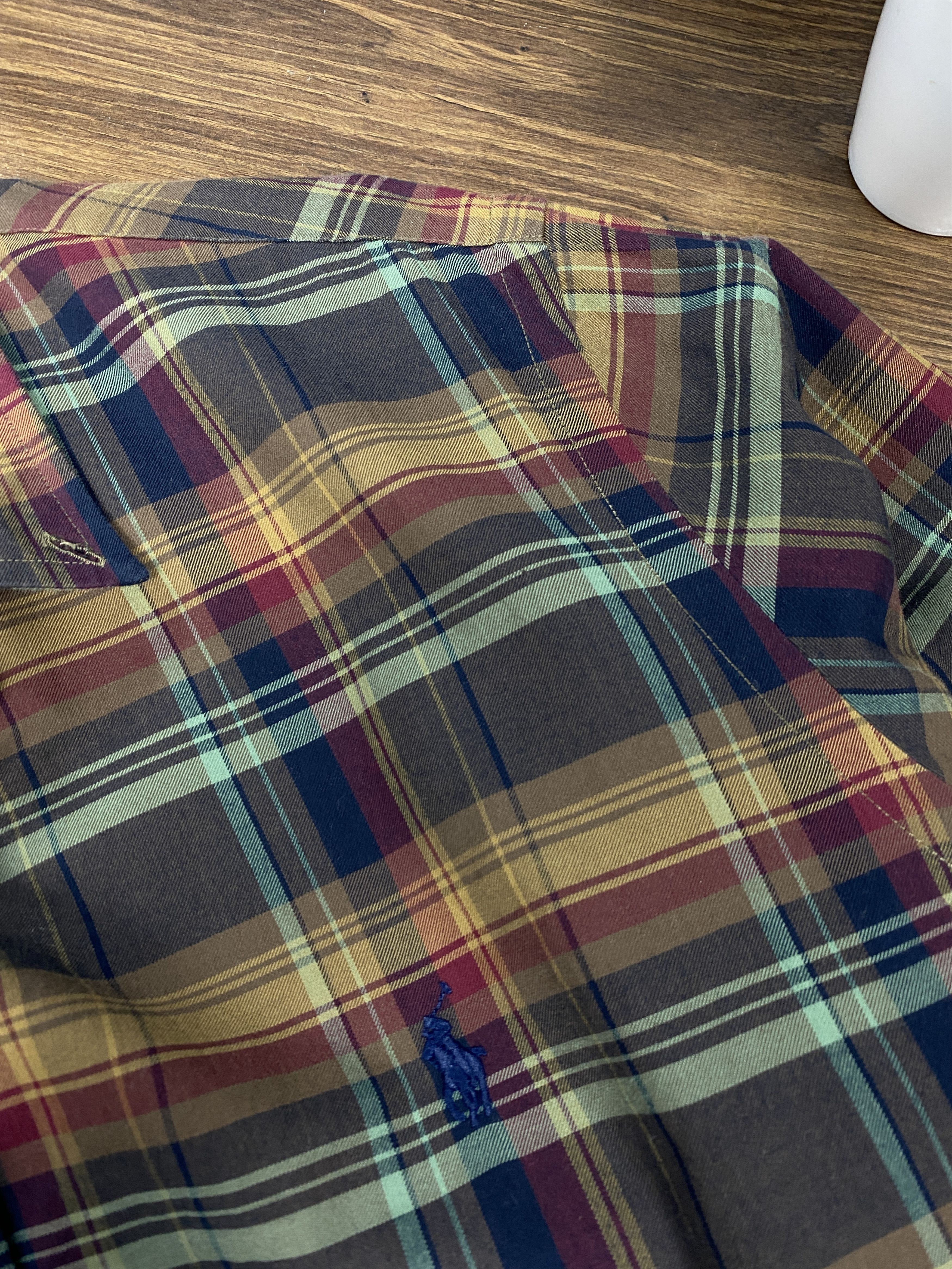 Polo Ralph Lauren × Ralph Lauren Polo Ralph Lauren vintage plaid long sleeve shirt y2k Size US L / EU 52-54 / 3 - 3 Thumbnail
