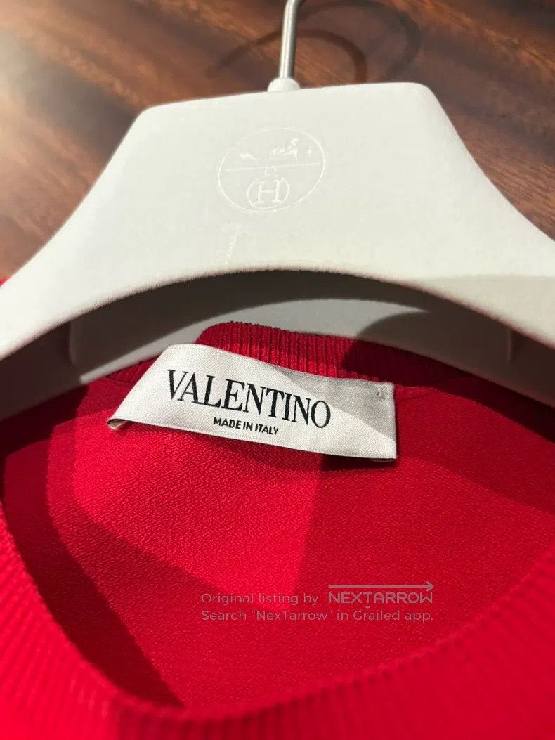 Valentino Valentino Red knitted dress Size S / US 4 / IT 40 - 5 Thumbnail