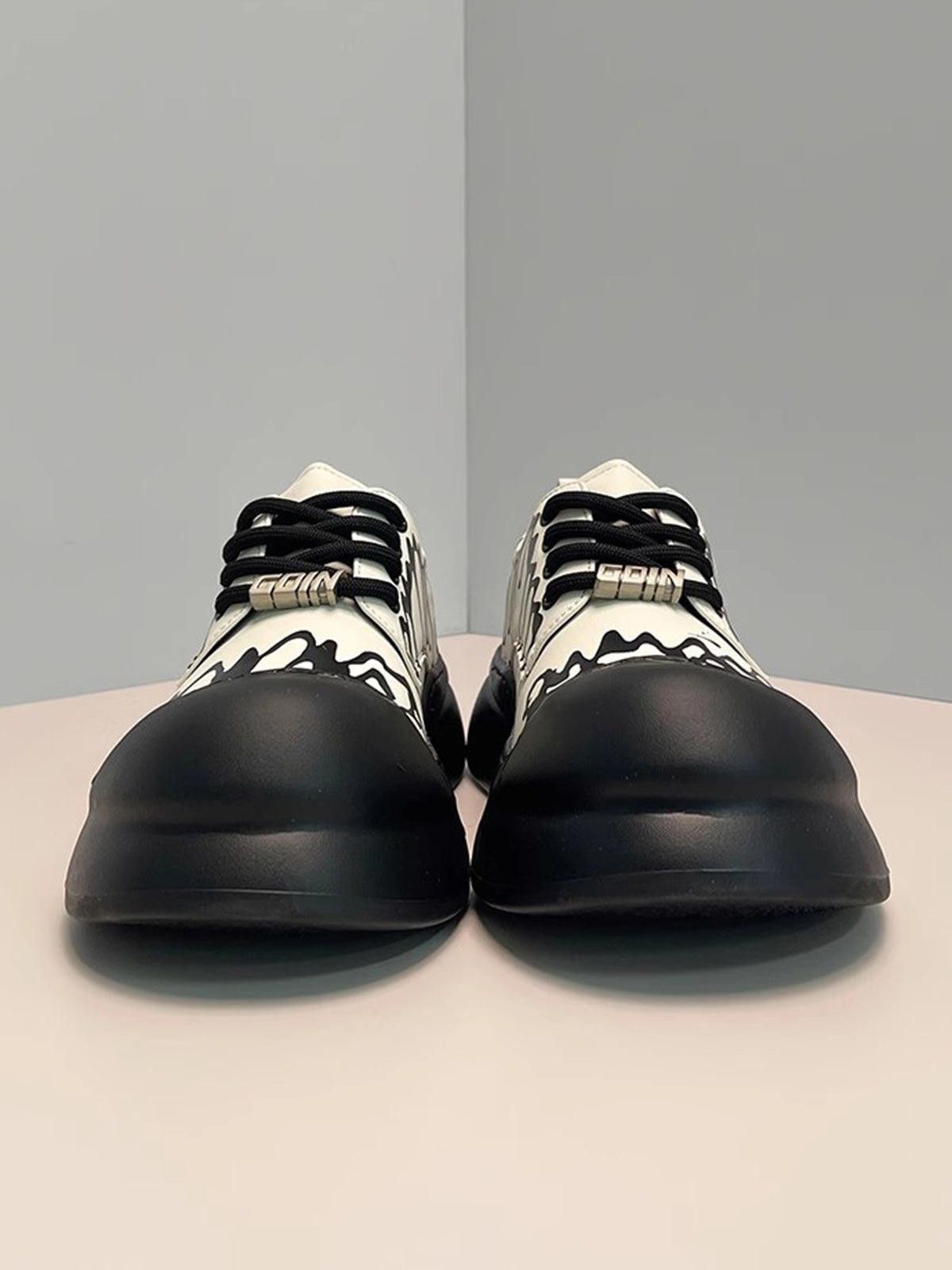 Japanese Brand Graffiti Derby Platform Toe Shoes - 2459 Size US 7 / EU 40 - 11 Thumbnail