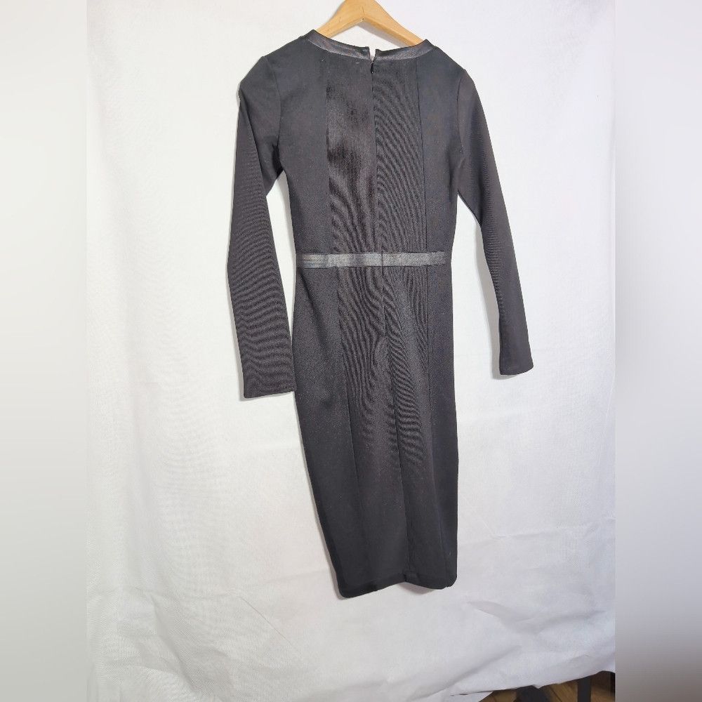 Kim Kardashian KK Kardashian sz XS Chic Black Long Sleeve Dress Tone On To Size XS / US 0-2 / IT 36-38 - 5 Thumbnail