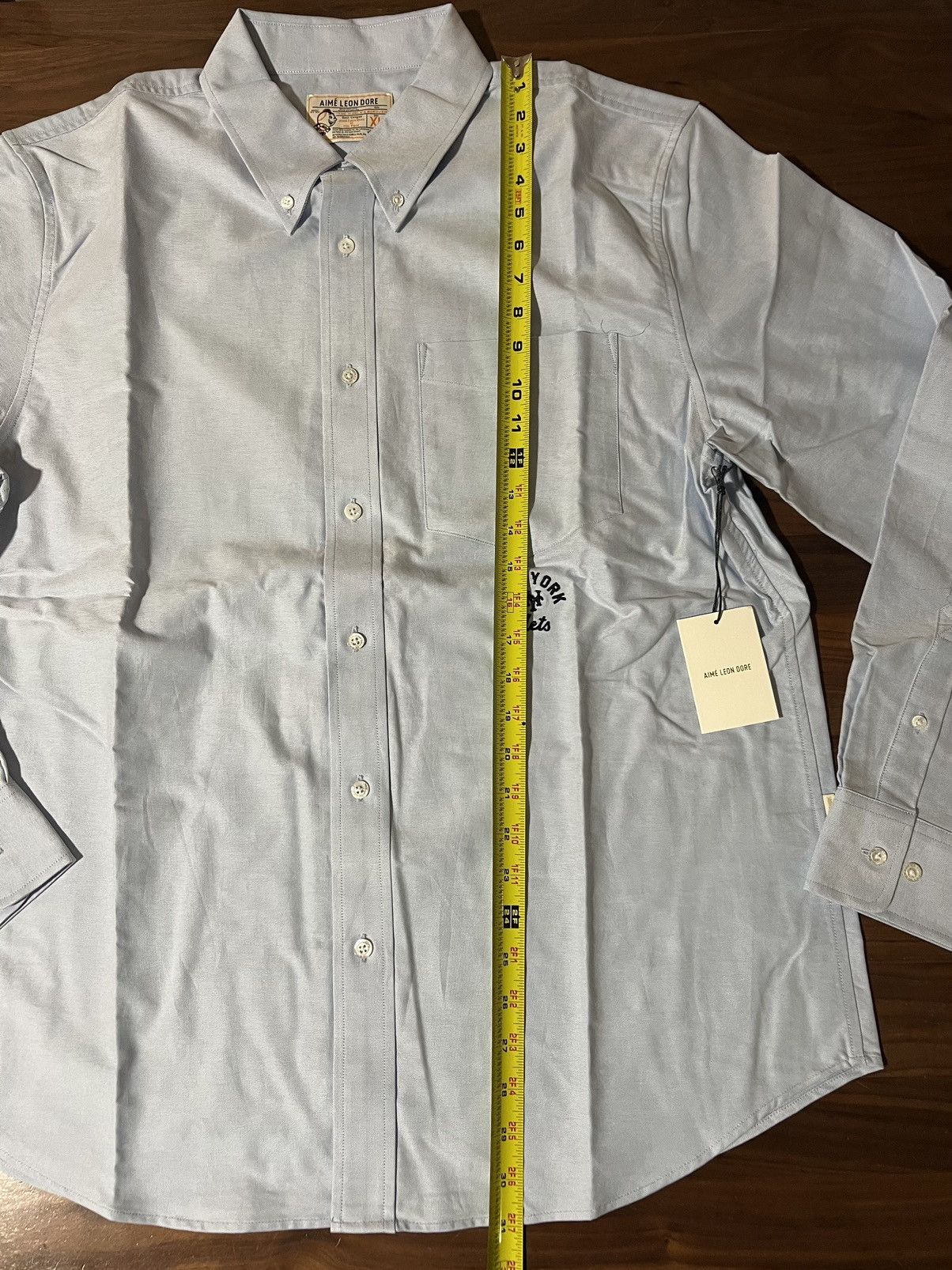 Aime Leon Dore Aime Leon Dore ALD / New York Mets Oxford Shirt XL Blue Size US XL / EU 56 / 4 - 5 Thumbnail