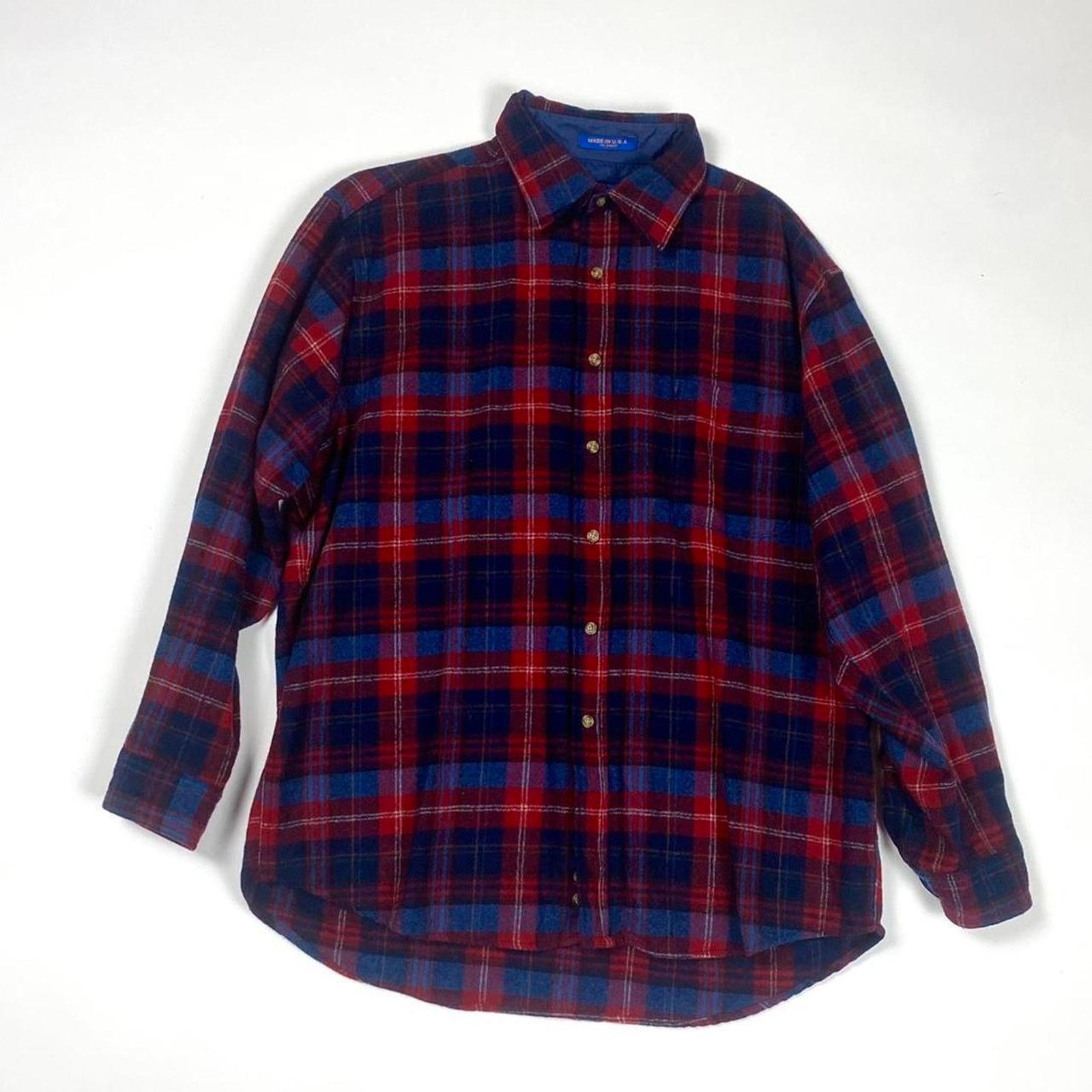 Pendleton Pendleton Blue & Red Button Up Size US XL / EU 56 / 4 - 1 Thumbnail