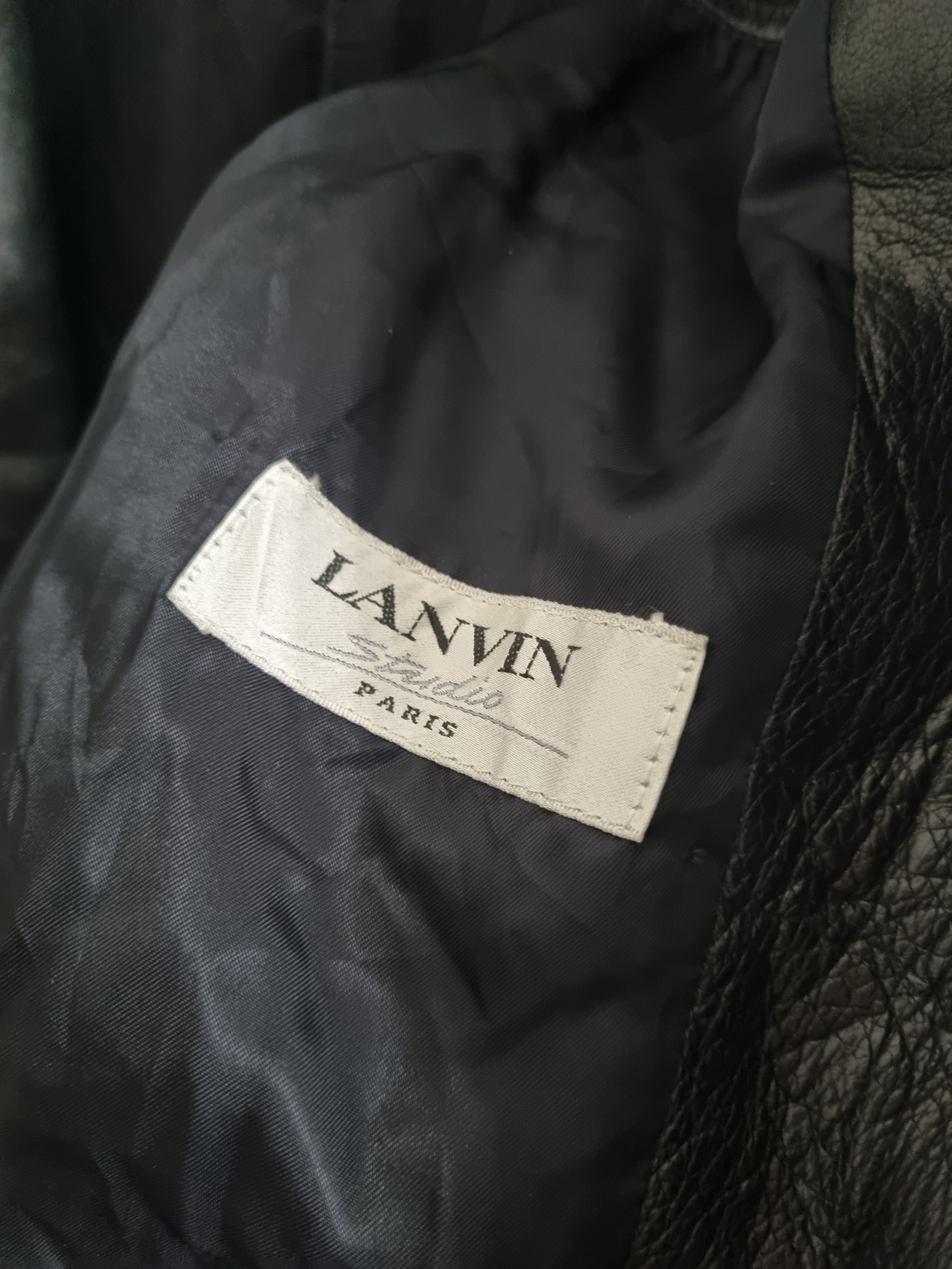 Lanvin Lanvin Studio Paris Sheepskin Leather Jacket Made in Japan Size US M / EU 48-50 / 2 - 3 Thumbnail