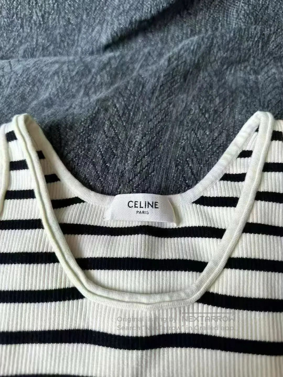 Celine CELINE Striped Knit Vest| Size M / US 6-8 / IT 42-44 - 3 Thumbnail