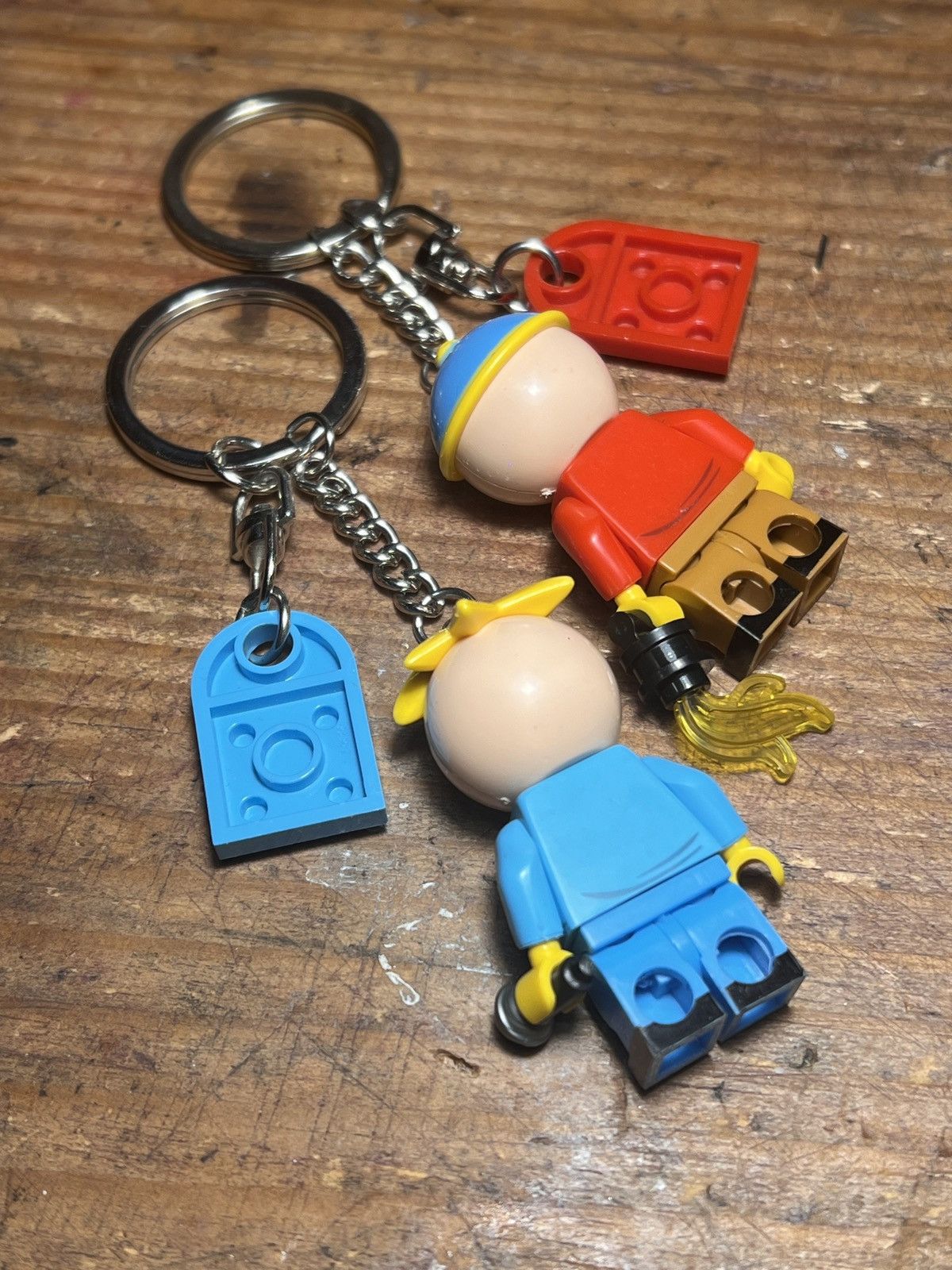 Anime South Park butters cartman minifigure keychain keyring Size ONE SIZE - 4 Thumbnail