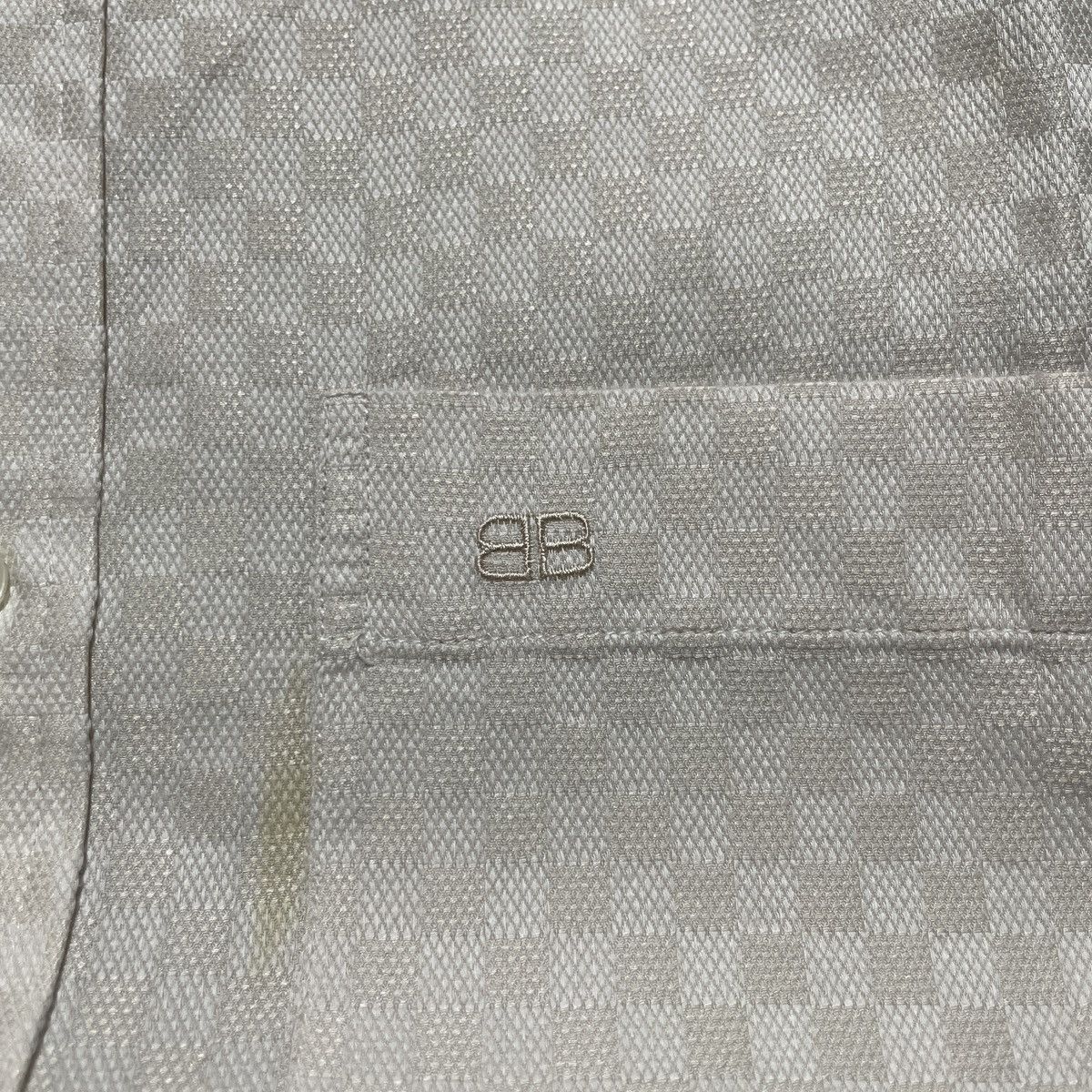 Balenciaga Balenciaga BB Pocket Shirts Embossed Size US XL / EU 56 / 4 - 5 Thumbnail