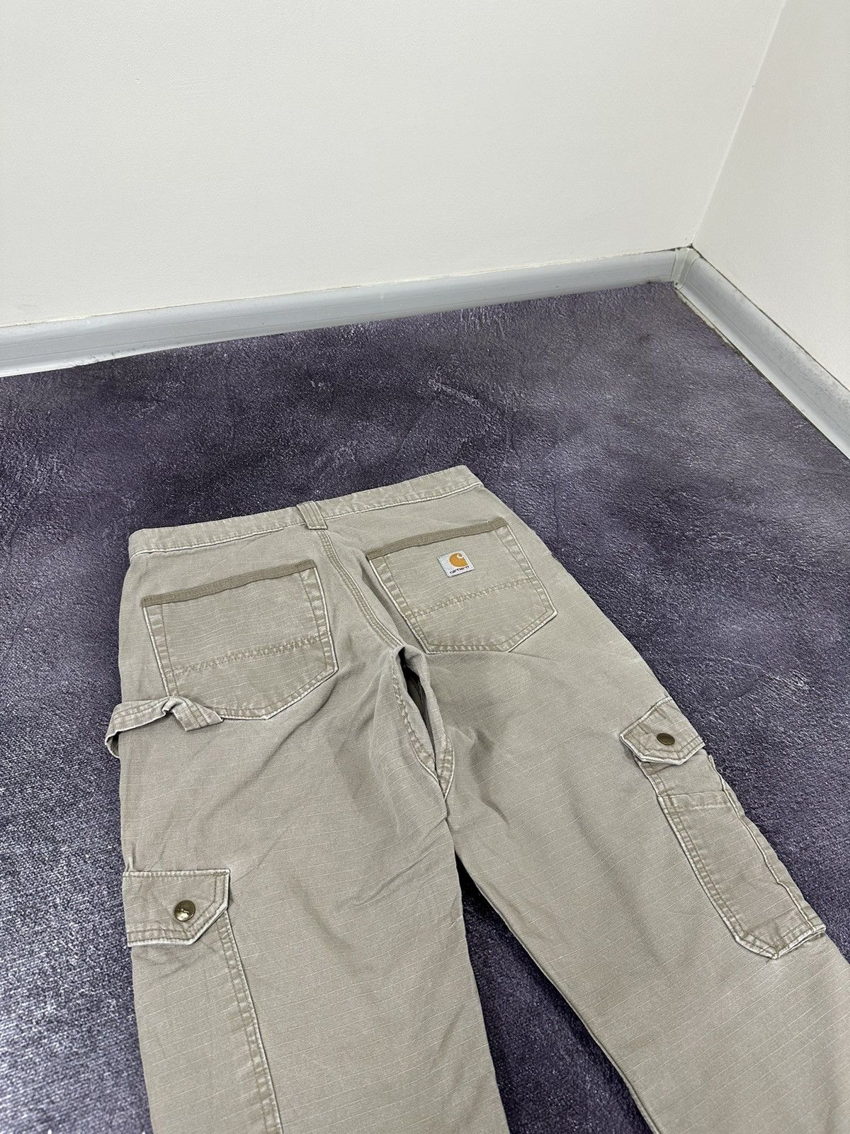 Carhartt Vintage Carhartt Double Knee Cargo Baggy Hype USA Work Pants Size US 32 / EU 48 - 6 Thumbnail