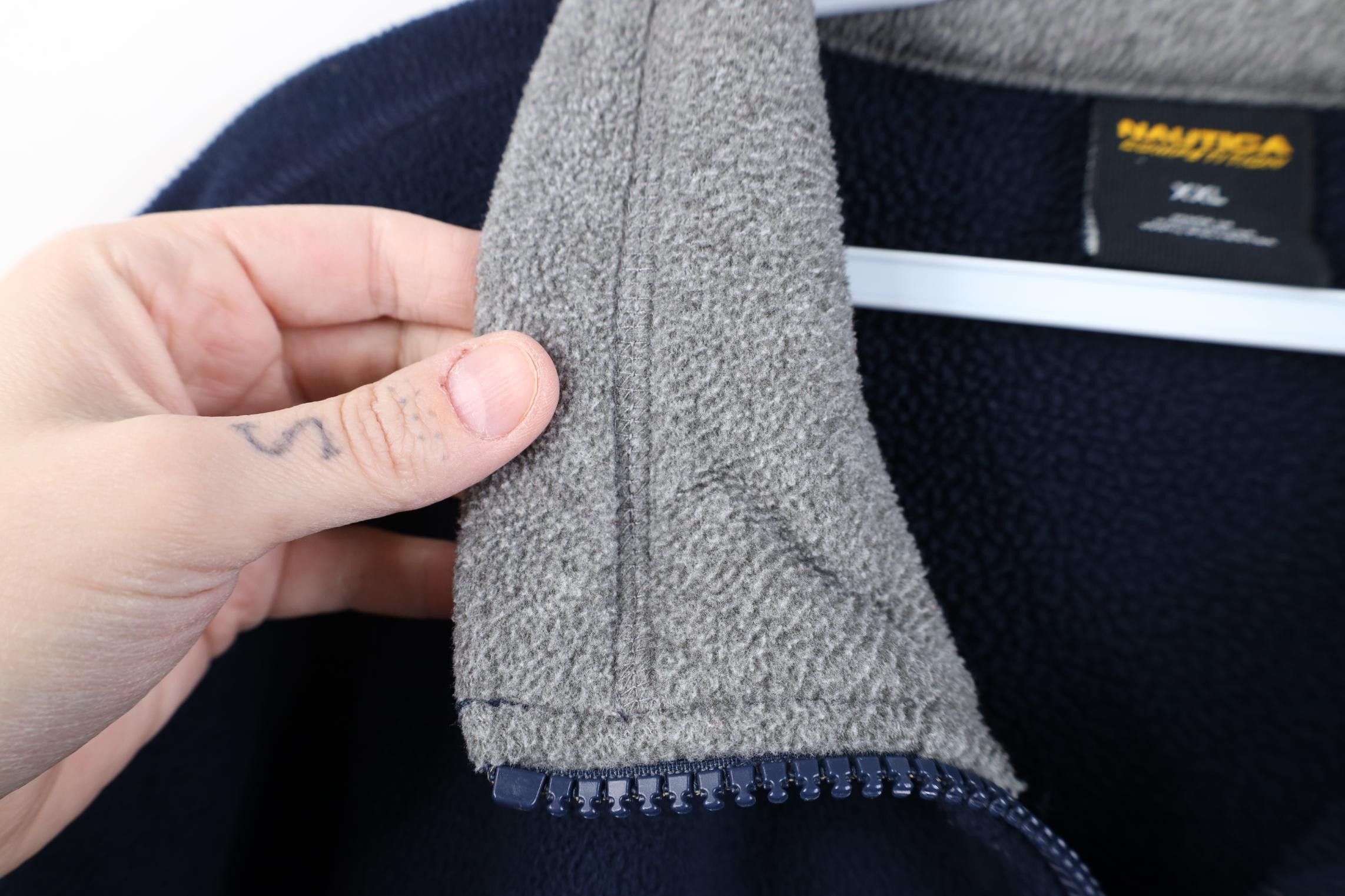 Nautica Vintage 90s Y2K Nautica 1/4 Zip Pullover Fleece Sweater Blue Size US XXL / EU 58 / 5 - 8 Thumbnail