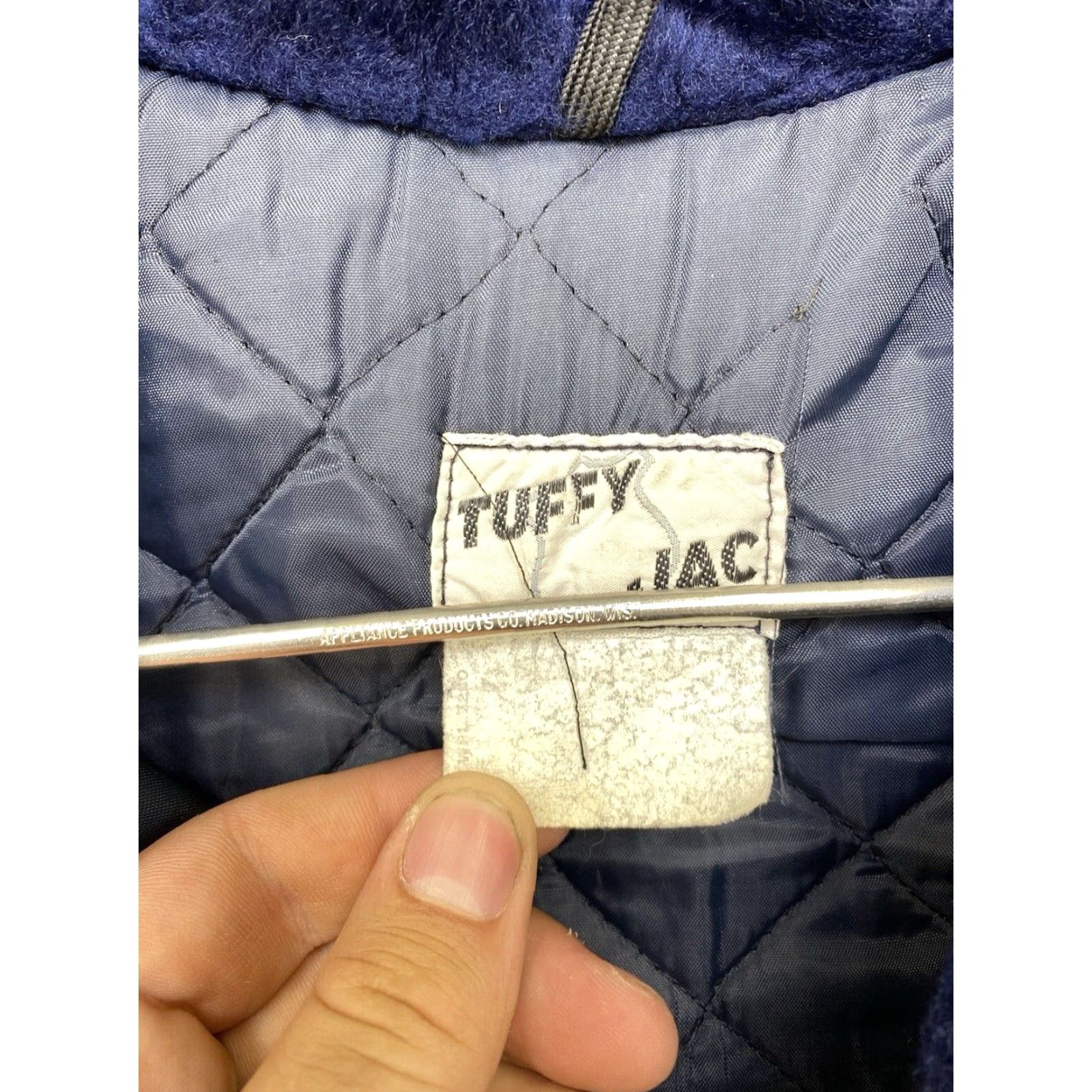 Vintage VINTAGE Horace Small Police Jacket Nylon Fur Collar Blue XL Men 1970s 70s 80s Security Uniform Jacket USA Size US XL / EU 56 / 4 - 3 Thumbnail