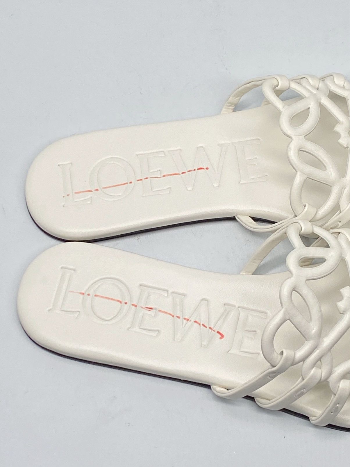 Loewe Loewe Petal Anagram slide in soft calfskin size 37 Size US 7 / IT 37 - 9 Thumbnail