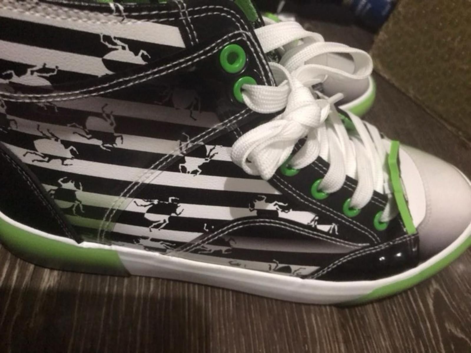 Designer Beetlejuice Womens Size 8.5 High Top Sneakers. NEW Size US 8.5 / IT 38.5 - 8 Thumbnail