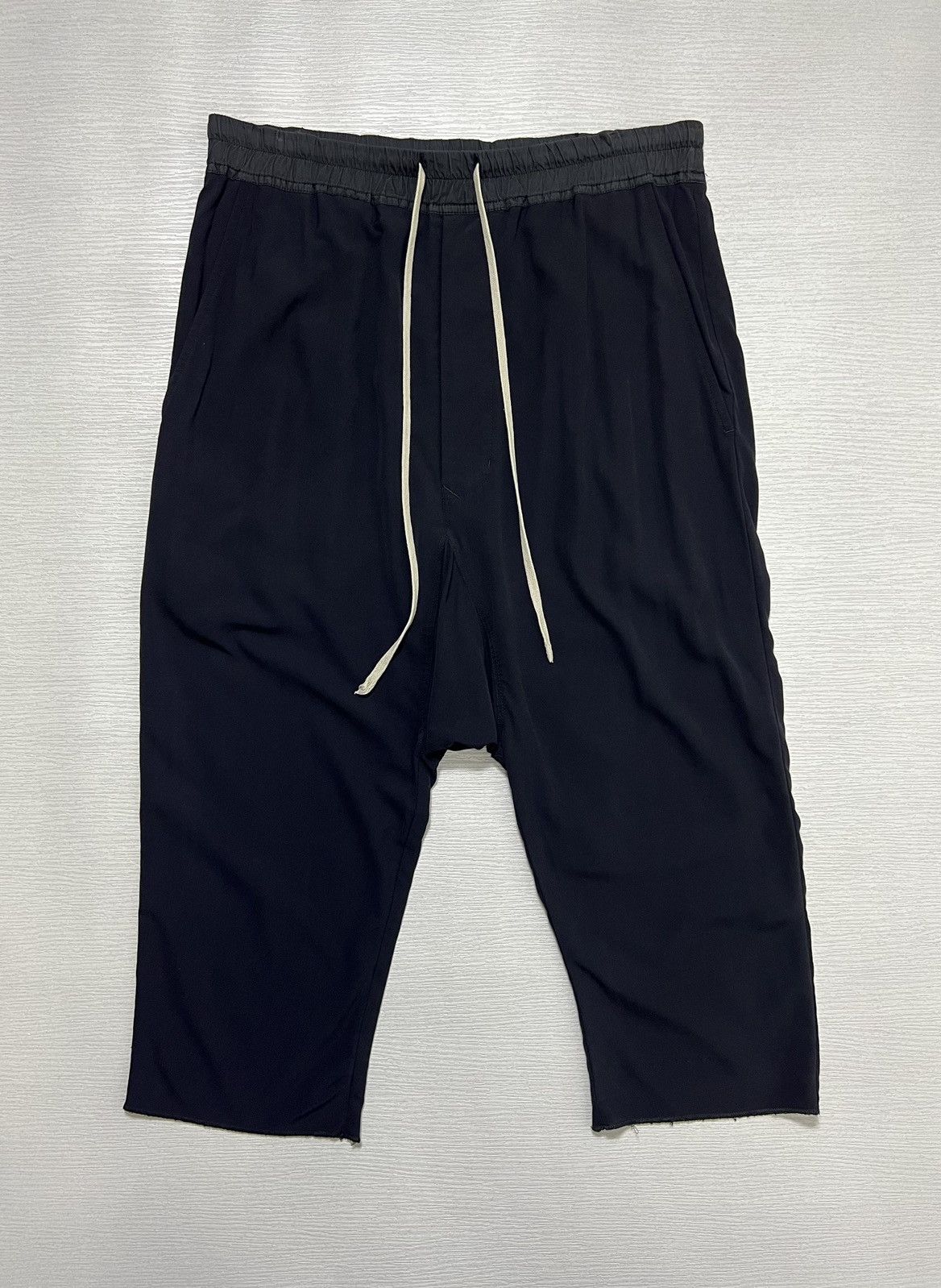 Rick Owens Rick Owens - “Dirt” S/S 18’ - Drawstring Cropped Trouser Size US 34 / EU 50 - 1 Thumbnail