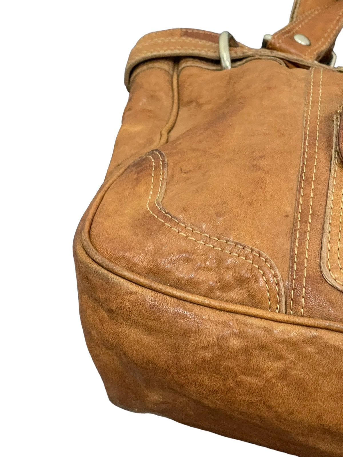 Japanese Brand Full Leather Vtg Via Republica Italy Shoulder Bag 4🟩 Size ONE SIZE - 5 Thumbnail