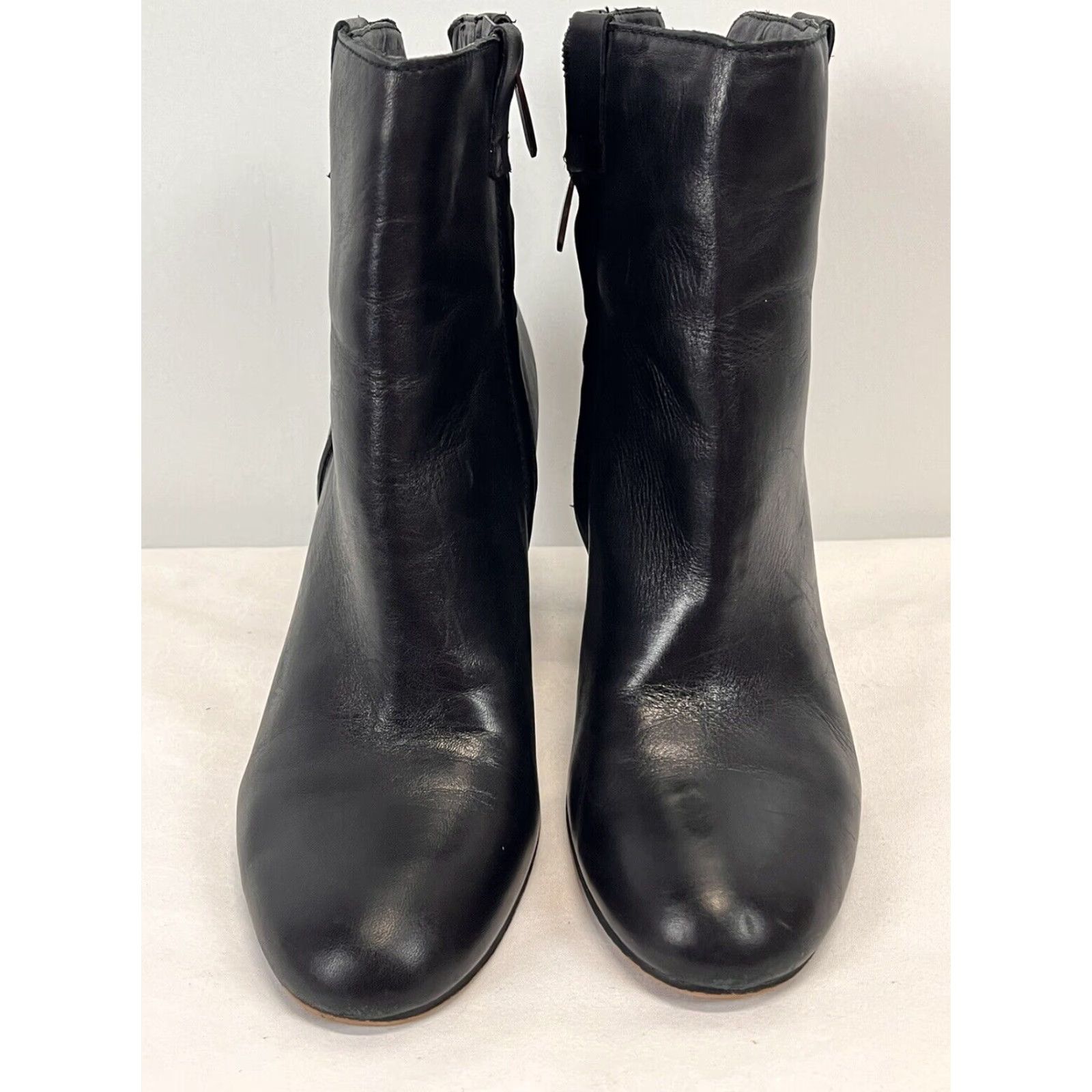 Sam Edelman SAM EDELMAN FAIRFIELD Black Leather Booties GUC Adult Size 9 Chunky Heel Womens Size US 9 / IT 39 - 3 Thumbnail